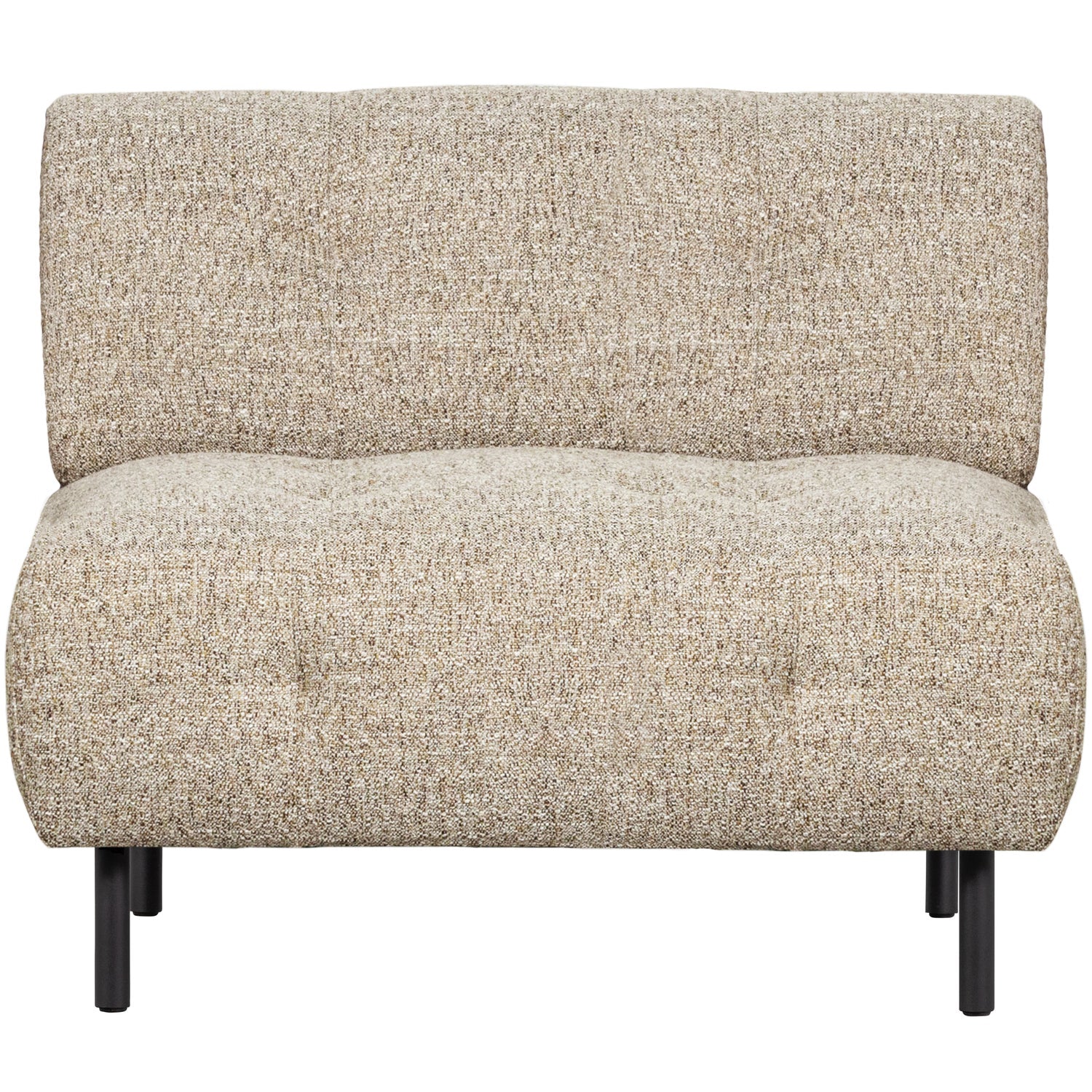 Woood | Fauteuil Lloyd grof geweven naturel melange