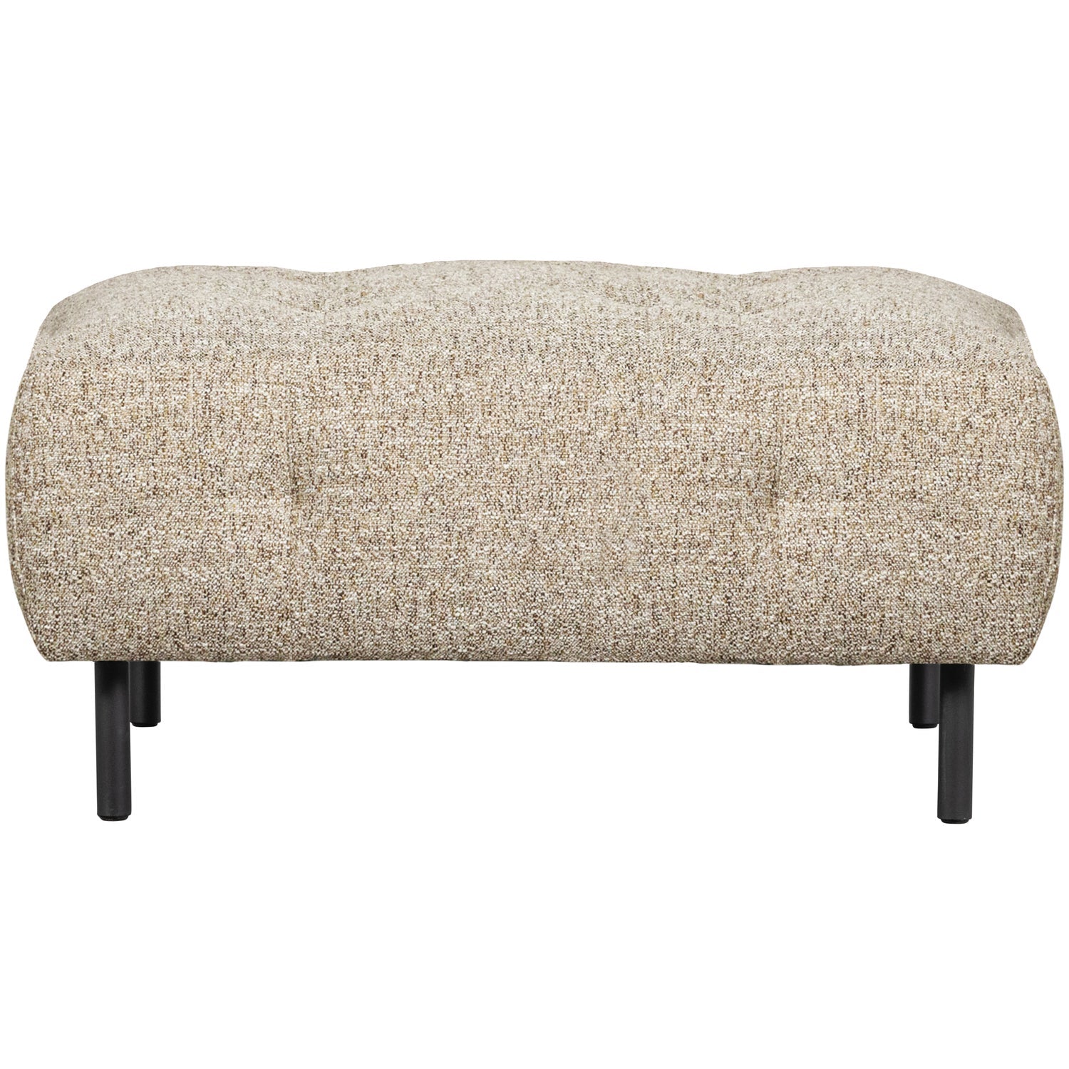 Woood | Hocker Lloyd grof geweven naturel melange