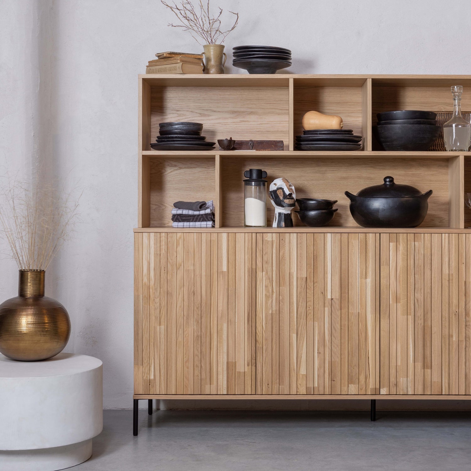 Woood | Dressoir Gravure 200cm eiken