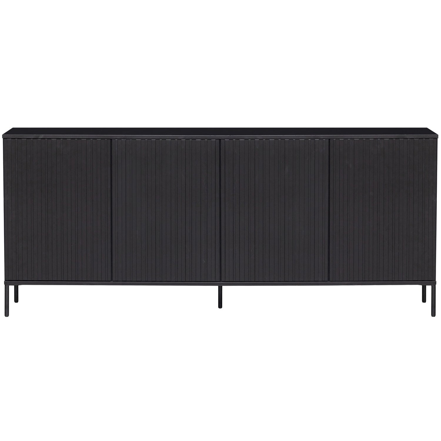 Woood | Dressoir Gravure 200cm zwart
