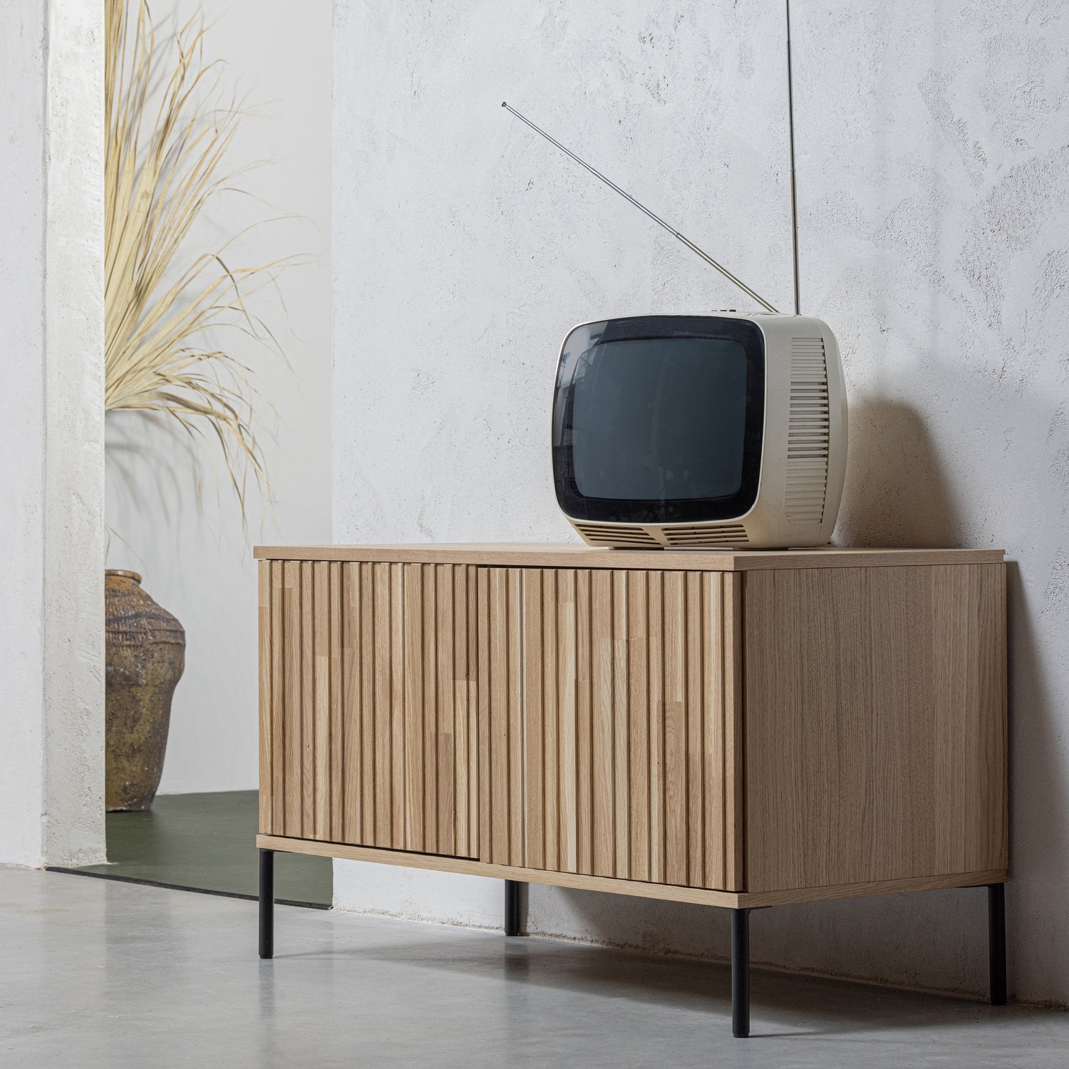 Woood | Tv meubel Gravure 100cm eiken