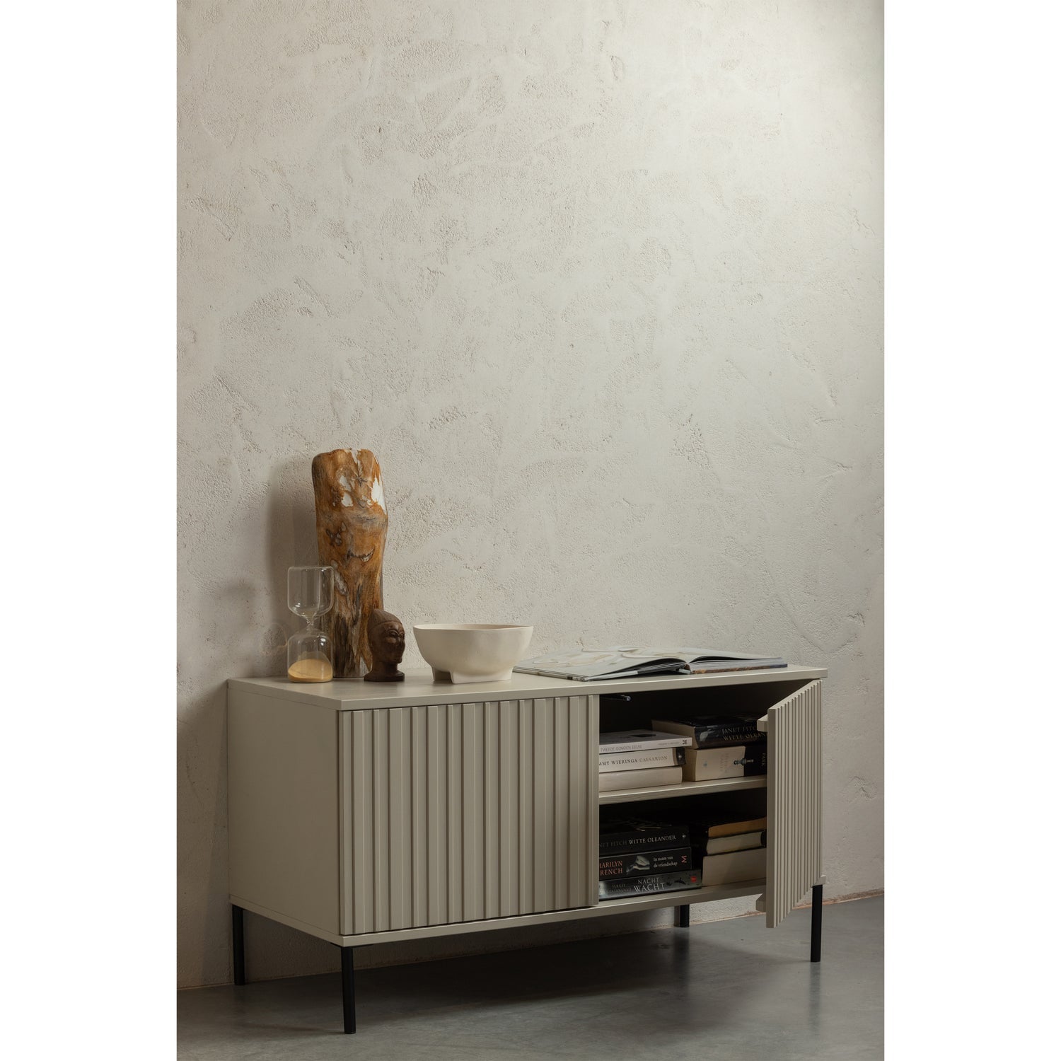 Woood | Tv meubel Gravure 100cm dust