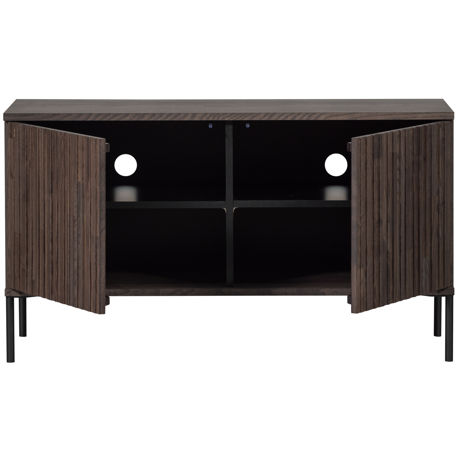 Woood | Tv meubel Gravure 100cm espresso