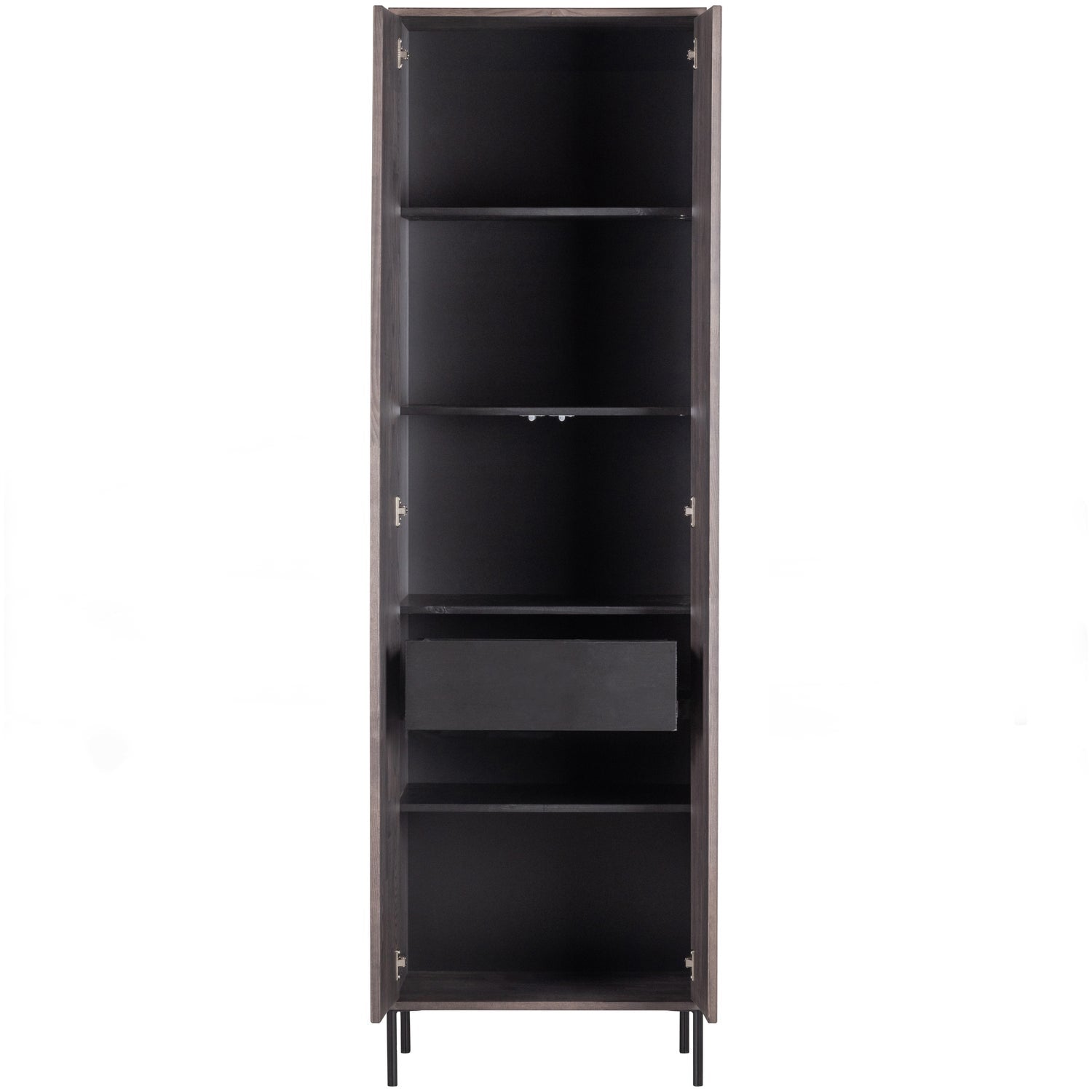Woood | Hoge kast Gravure espresso