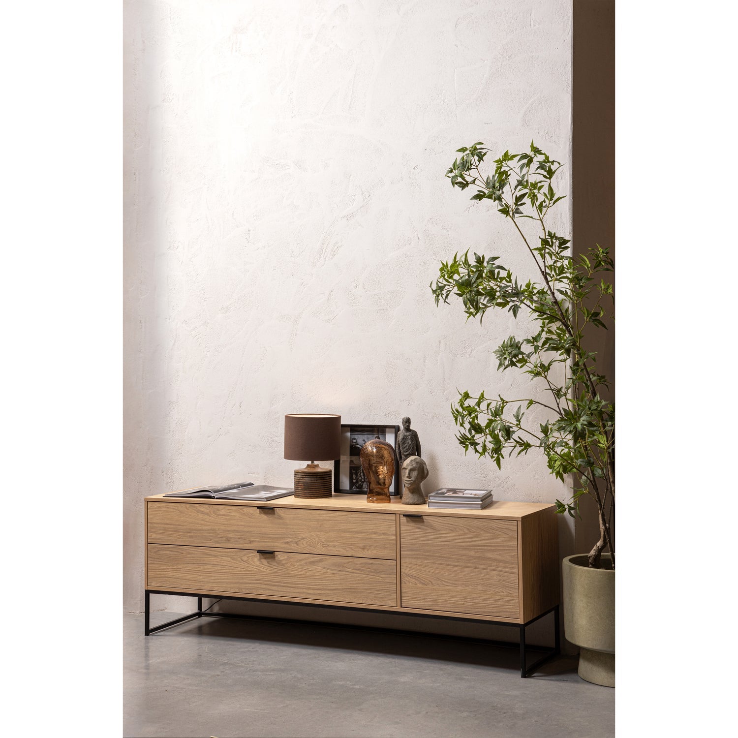 Woood | Tv meubel Silas 180cm eiken