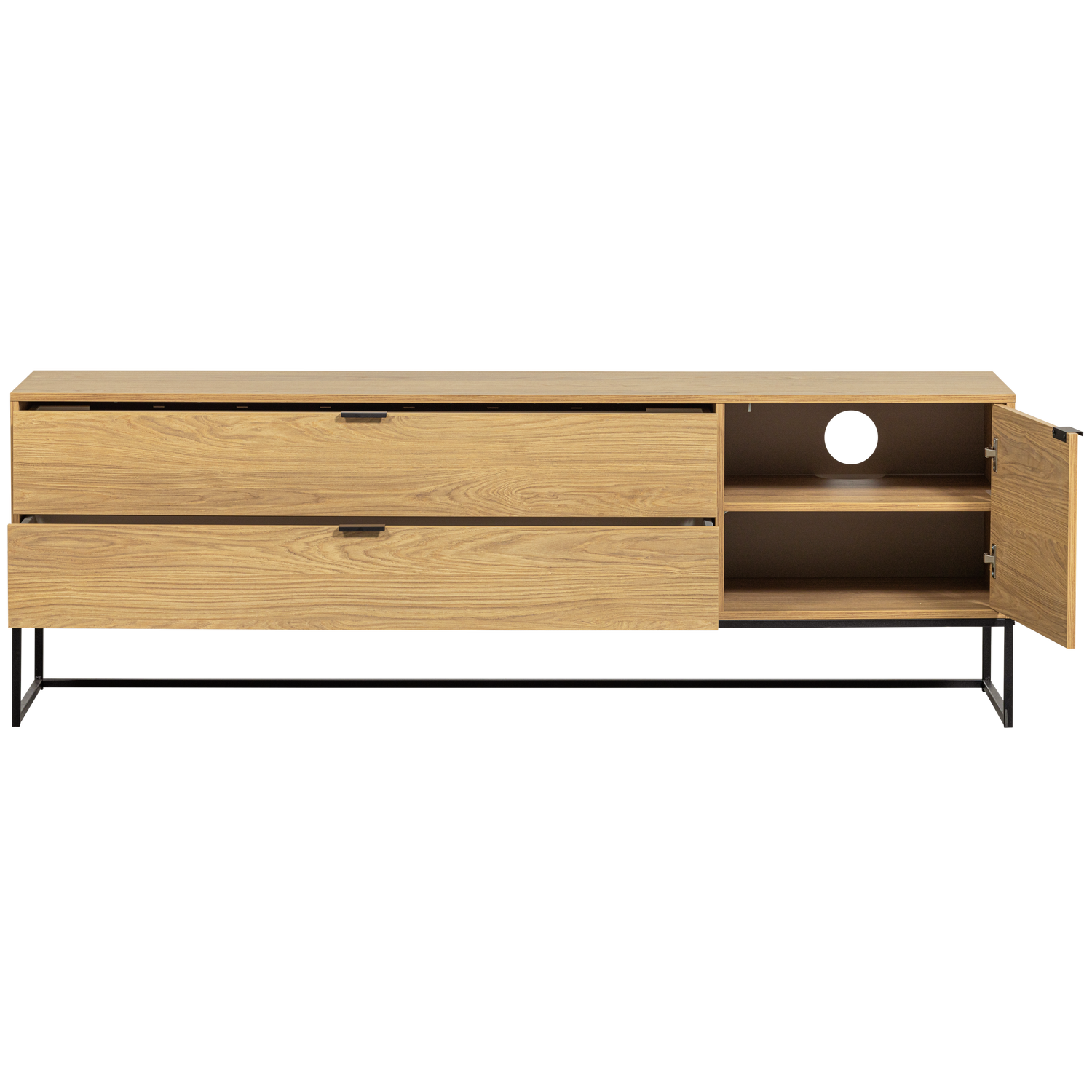 Woood | Tv meubel Silas 180cm eiken