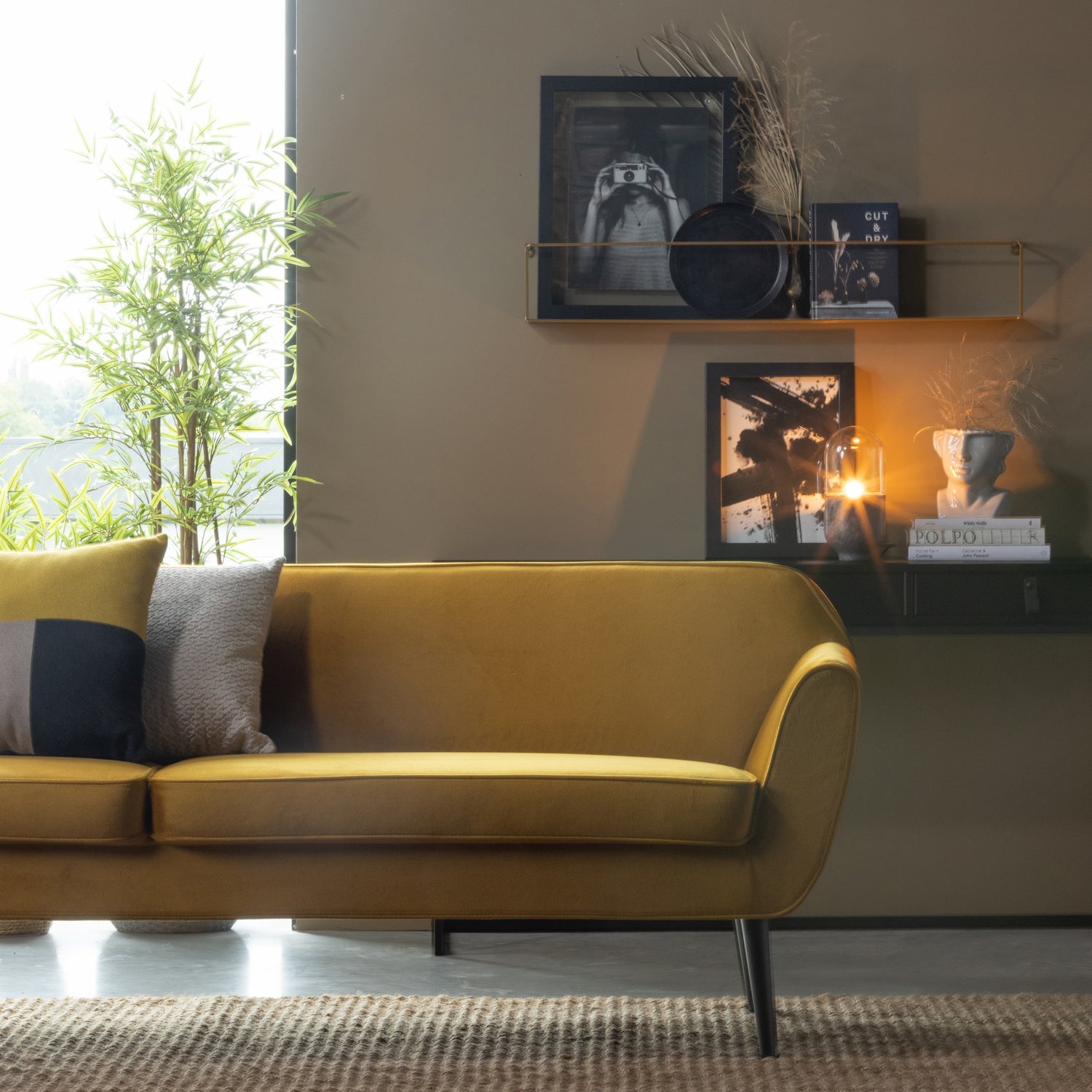 Woood | Sidetable Silas diepzwart