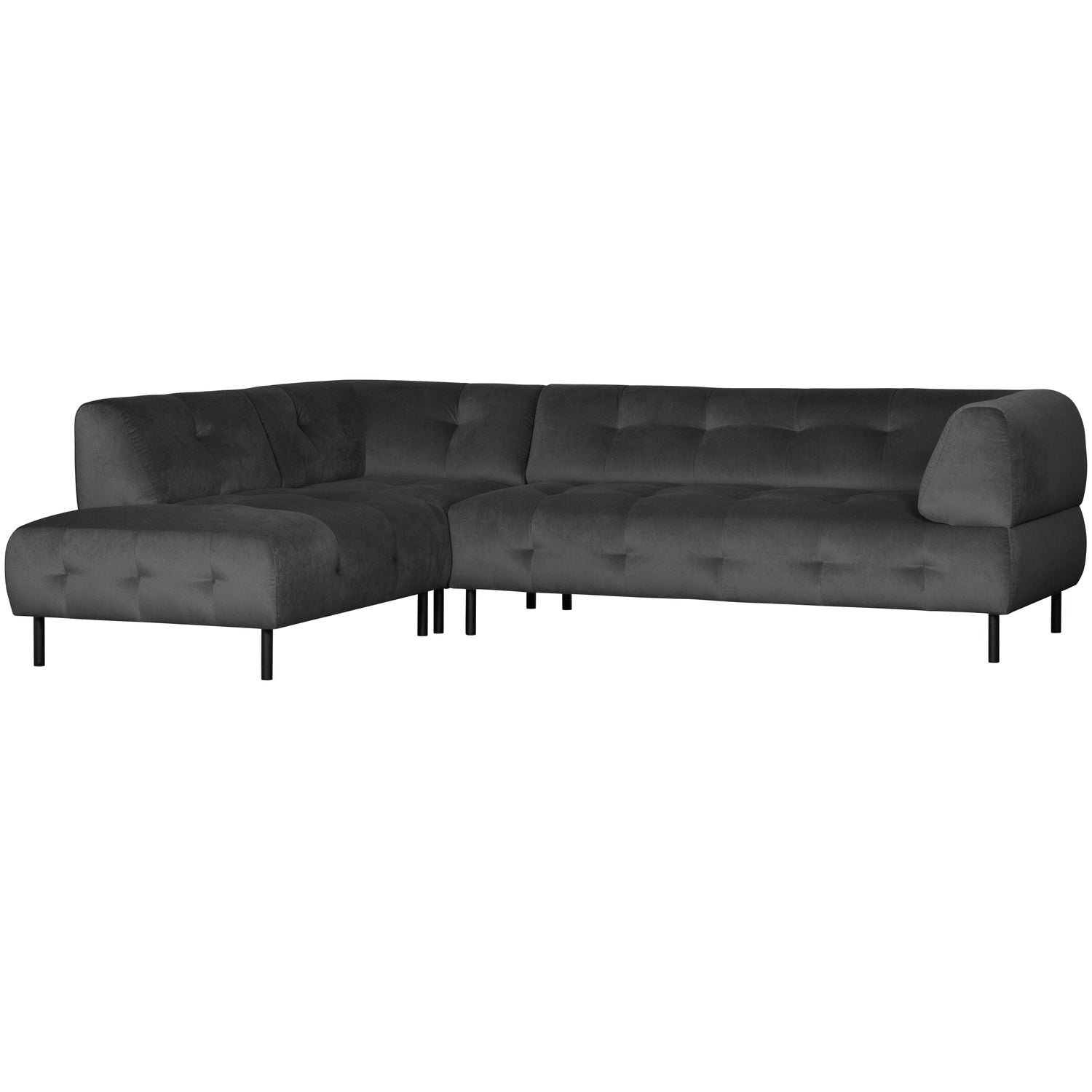 Woood | Hoekbank Lloyd links velvet cast iron