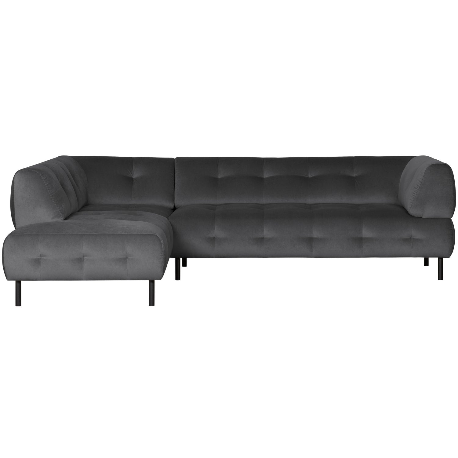 Woood | Hoekbank Lloyd links velvet cast iron
