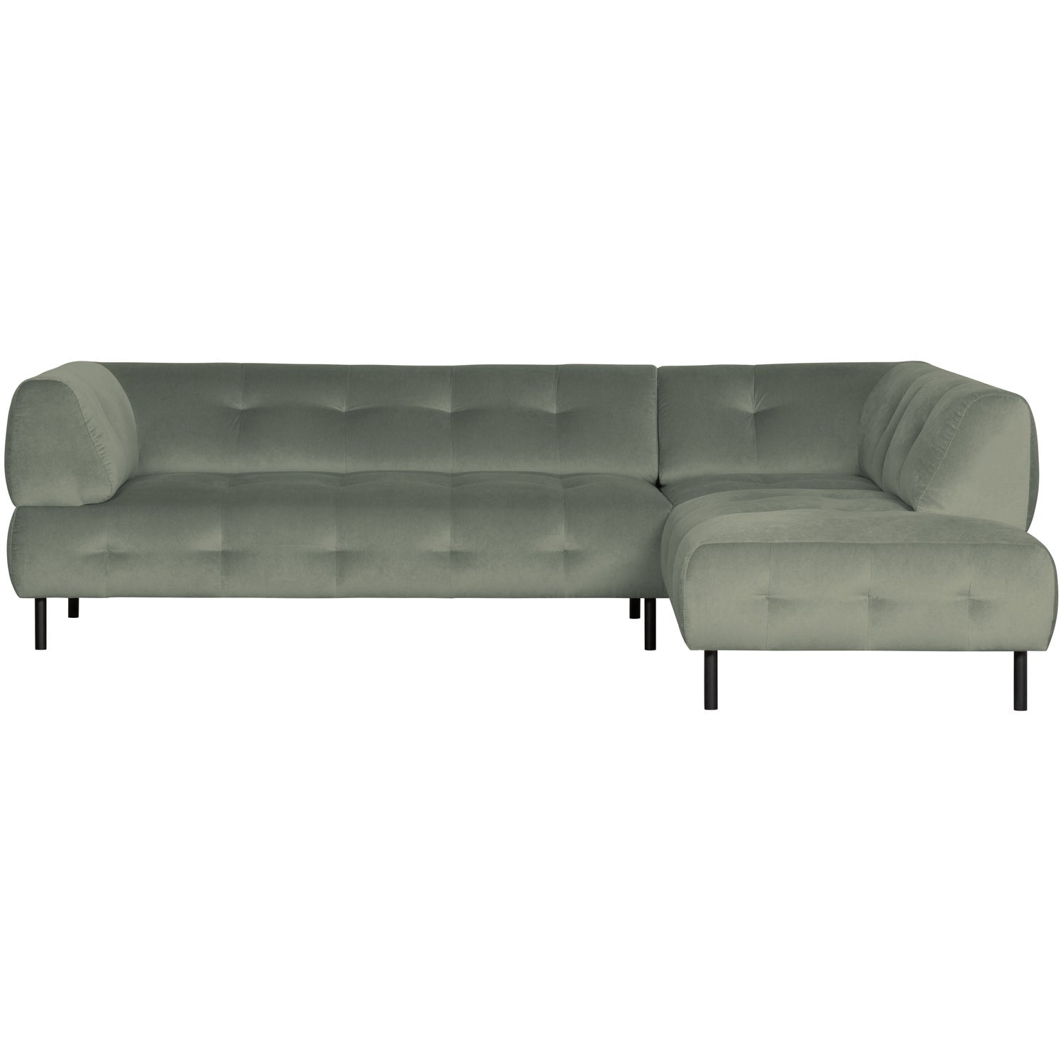 Woood | Hoekbank Lloyd rechts velvet waterplant