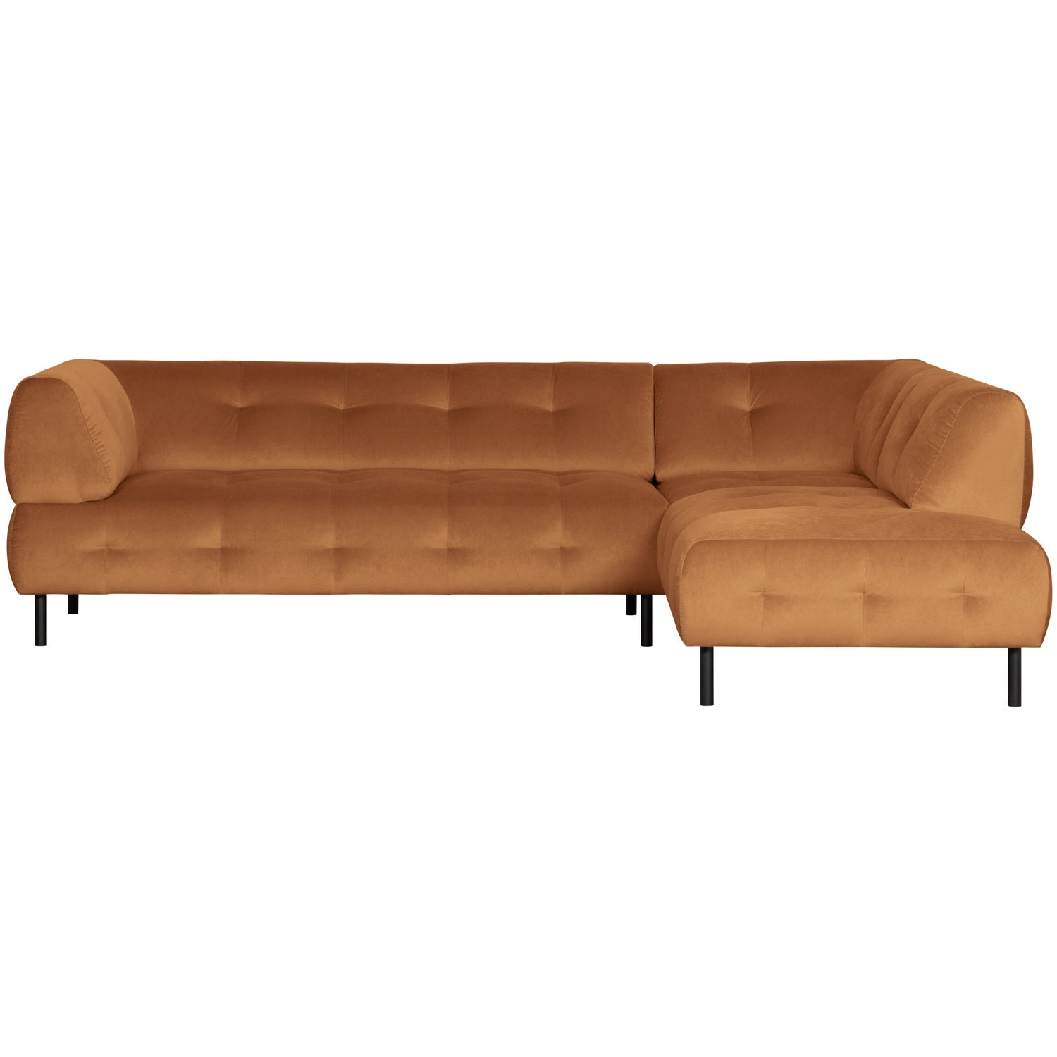Woood | Hoekbank Lloyd rechts velvet kaneel