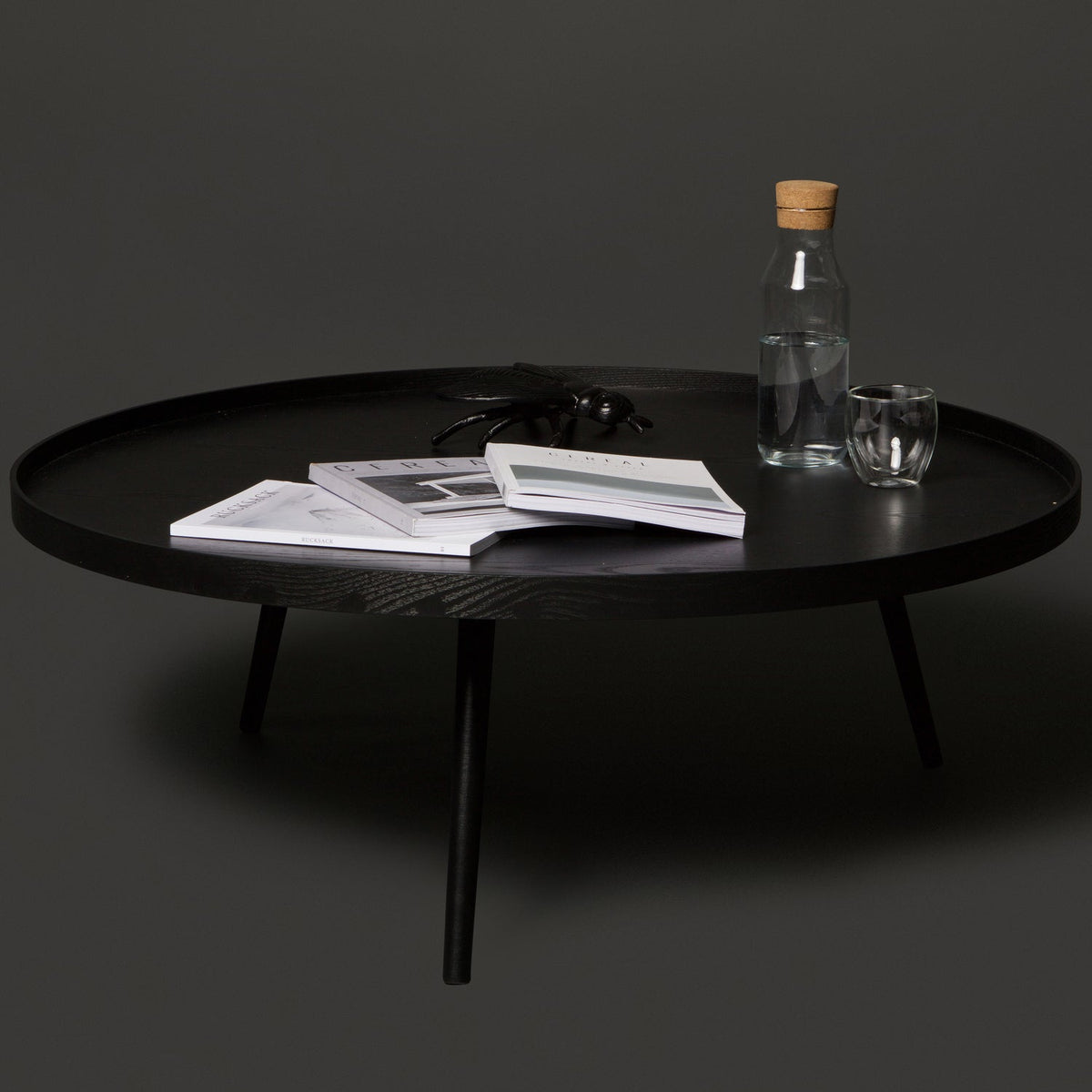 Woood | Bijzettafel Mesa XXL zwart