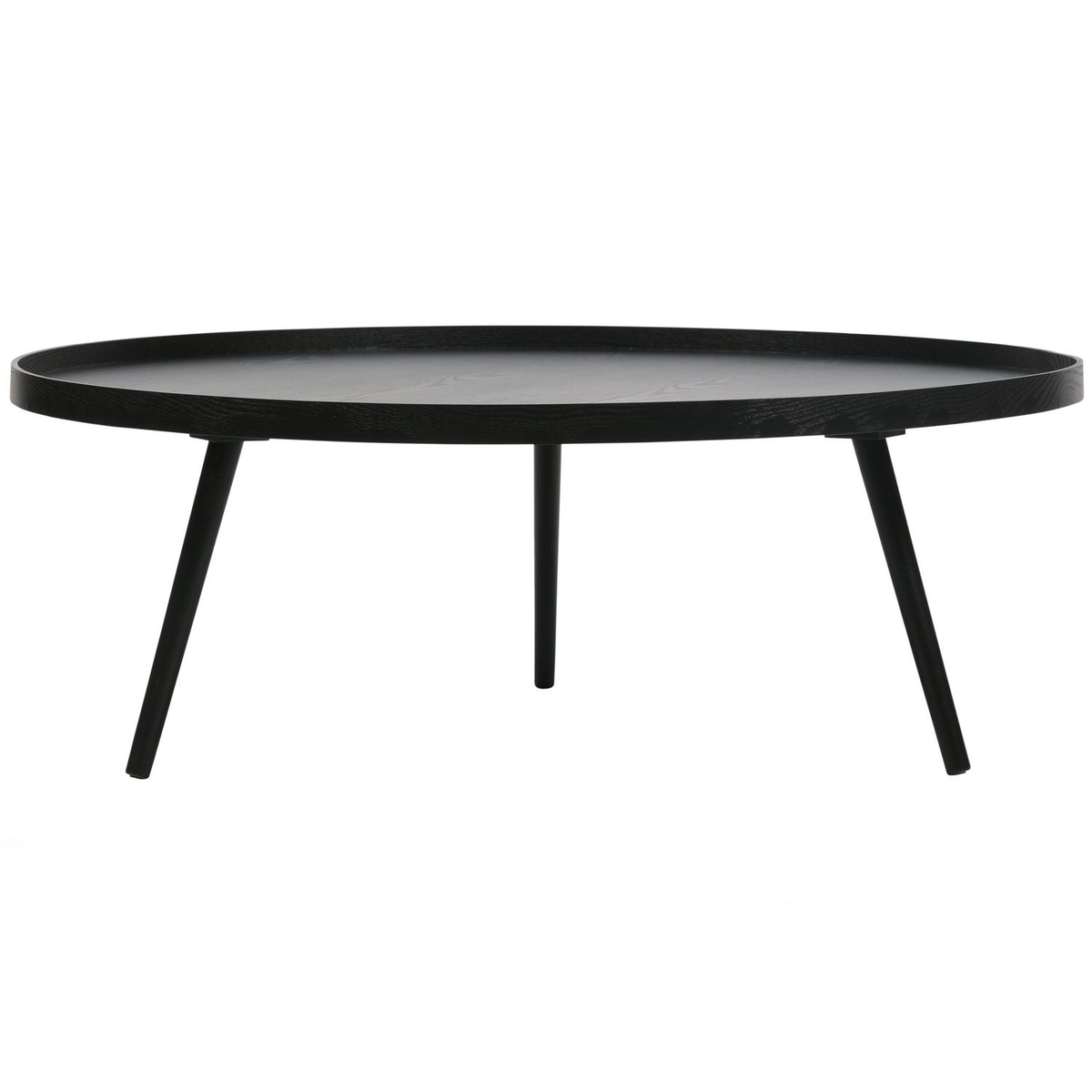 Woood | Bijzettafel Mesa XXL zwart