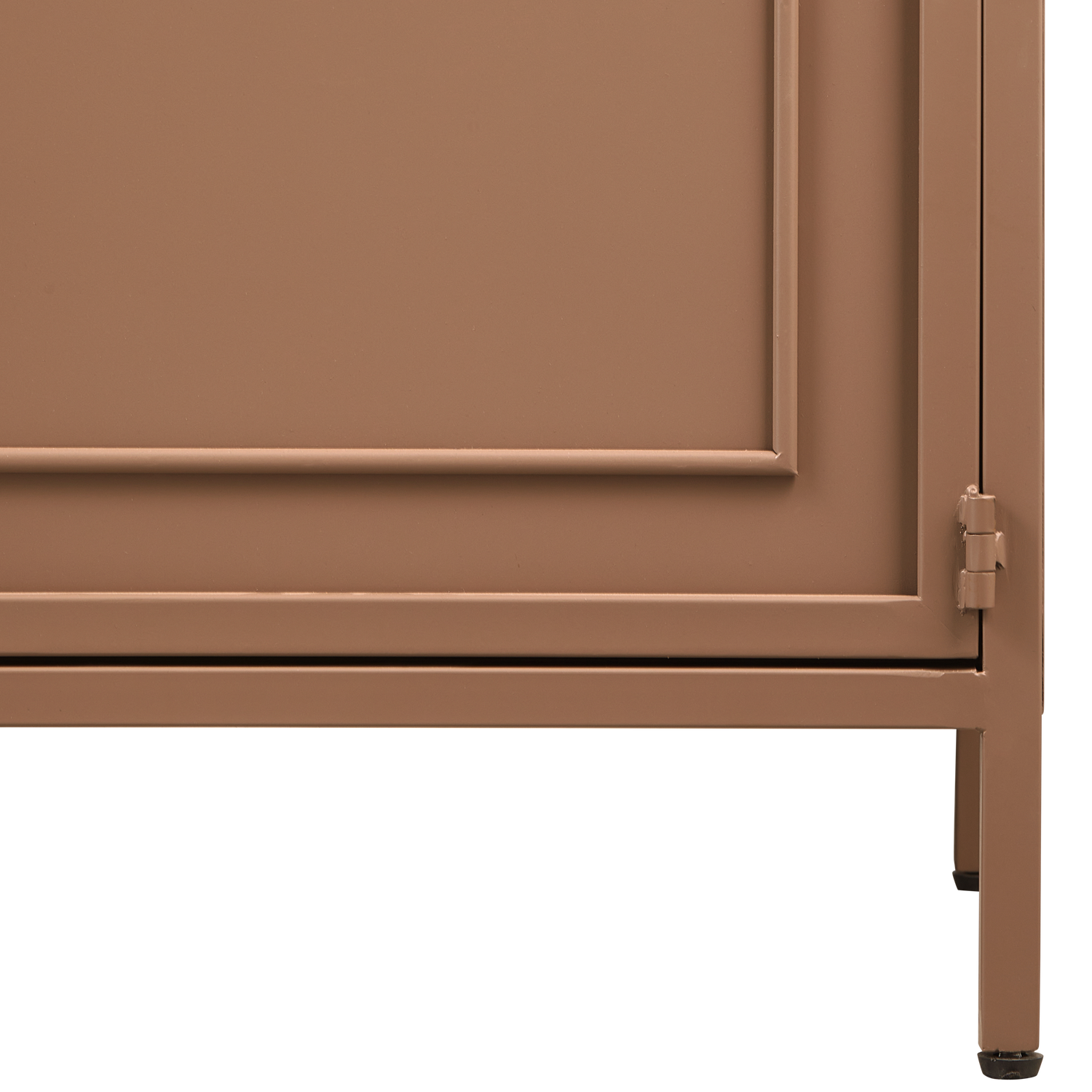 Woood | Vitrinekast XL Ronja metaal military brown SHOWMODEL