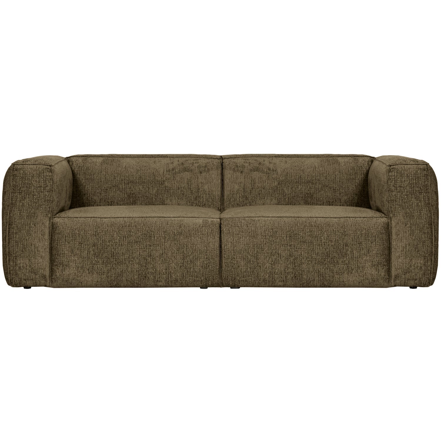 Woood | Rechte bank Bean 3,5-zits structure velvet moss