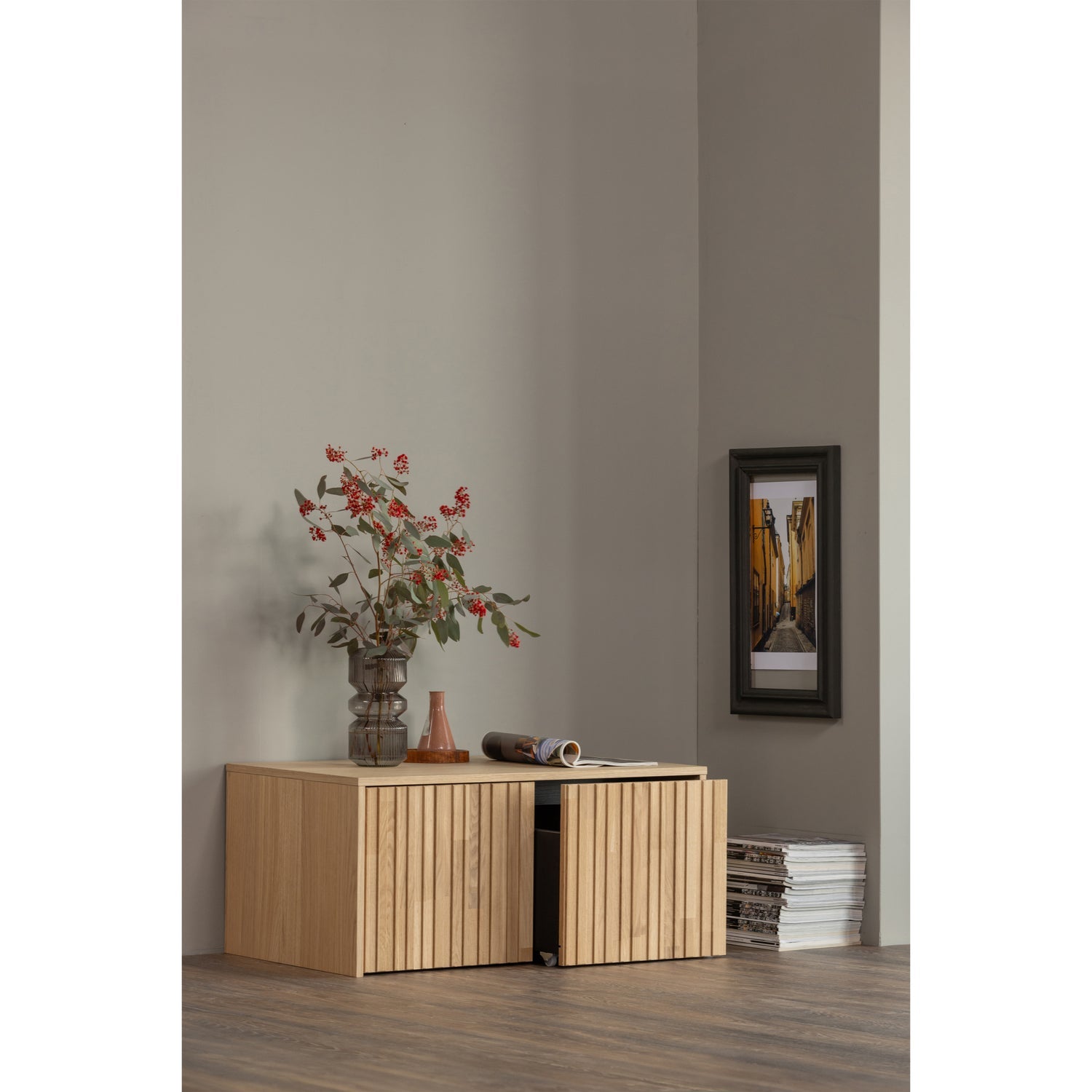 Woood | Kistbankje Gravure eiken