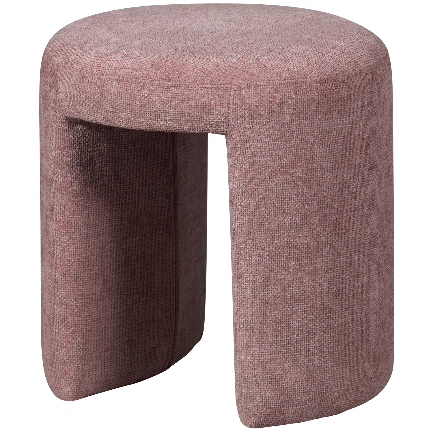 Woood | Kruk Charlie gestoffeerd blush