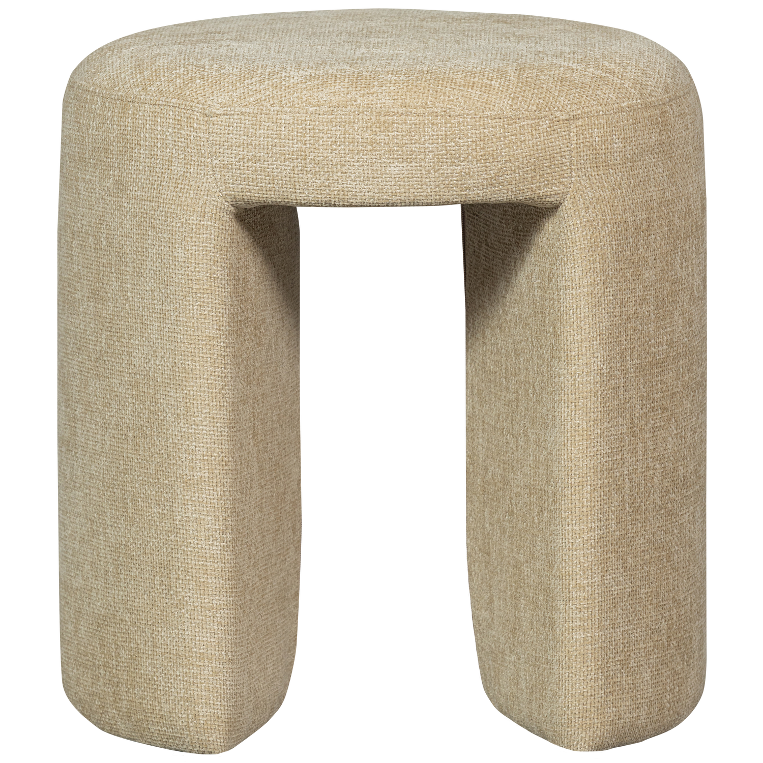 Woood | Kruk Charlie gestoffeerd naturel