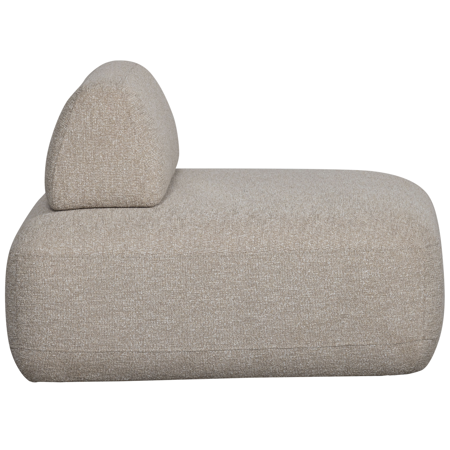 Woood | Fauteuil met verplaatsbare rugleuning Sterck boucle naturel