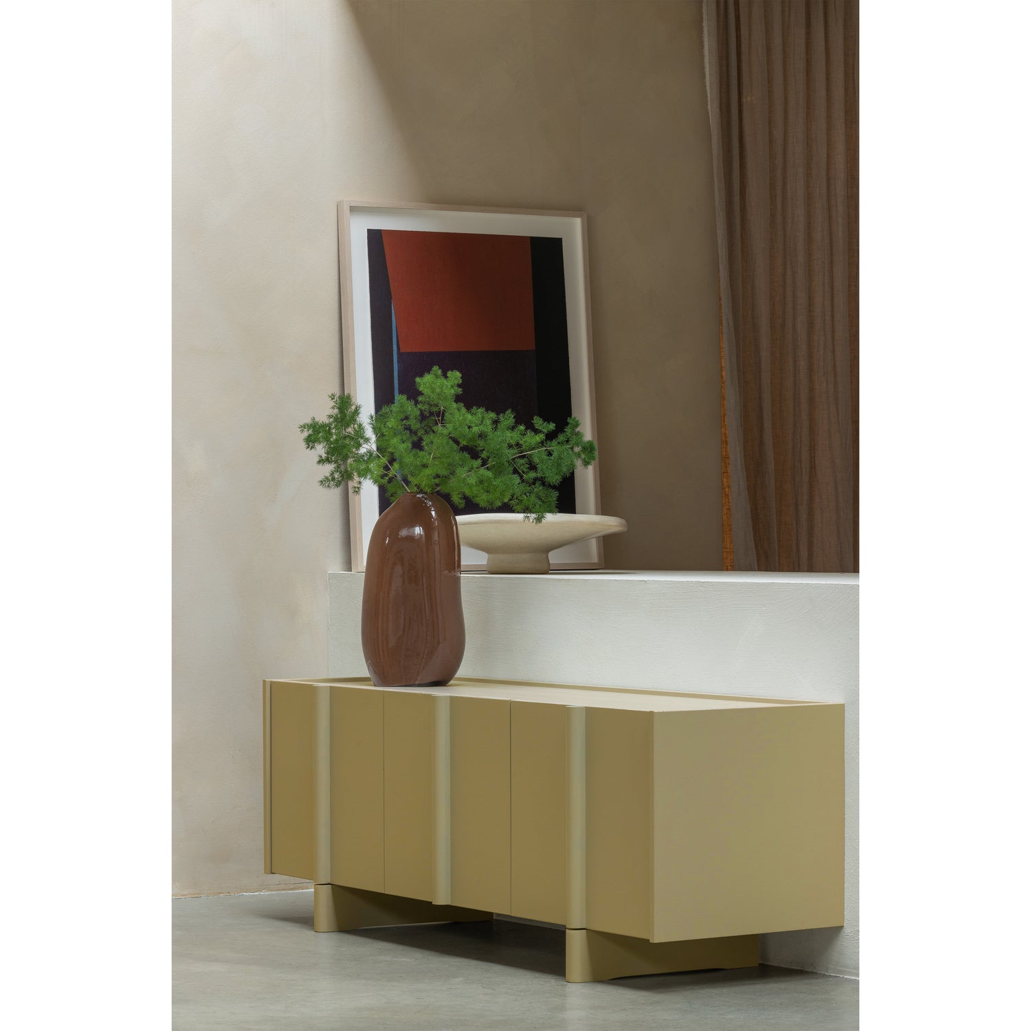 Woood | Tv meubel Basu 152cm moss