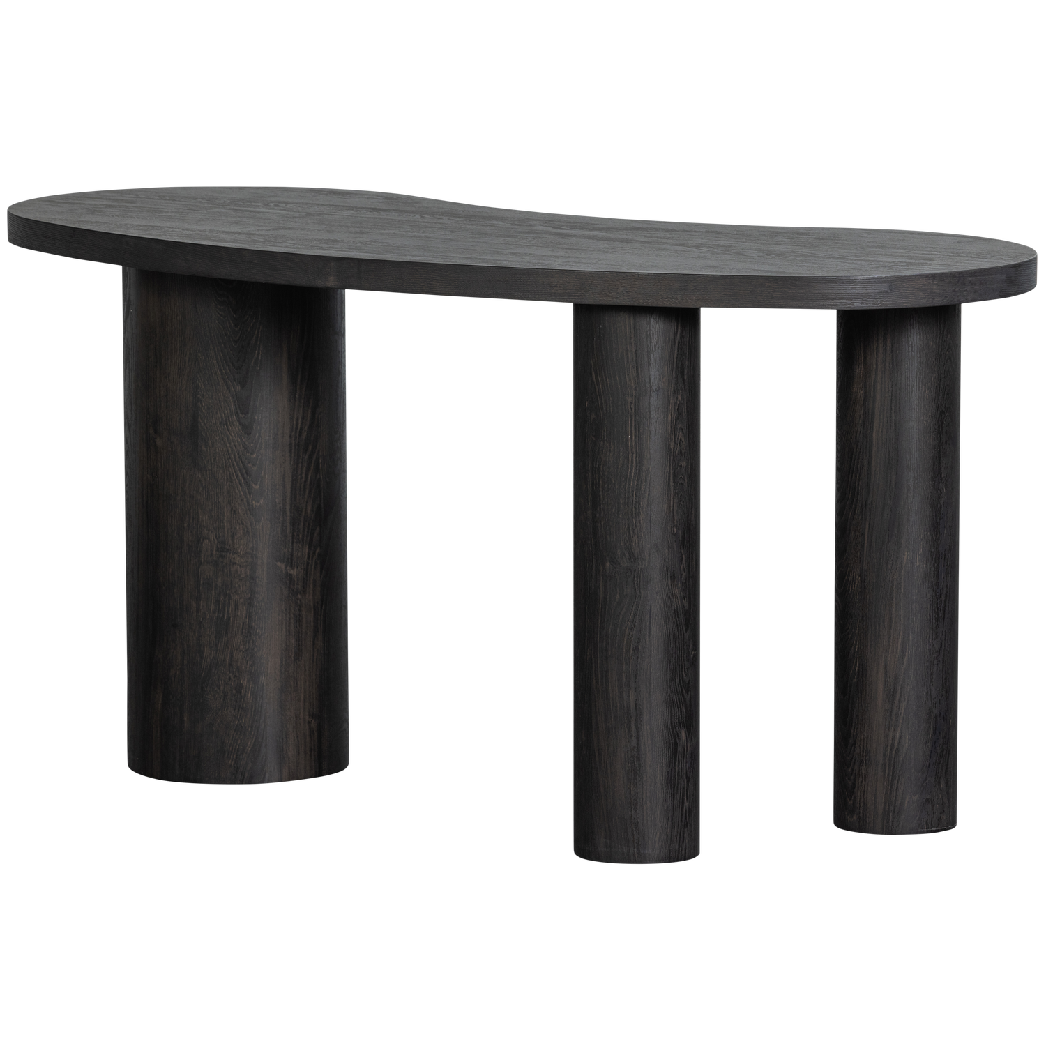 Woood | Sidetable & bureau Maan organisch donkerbruin