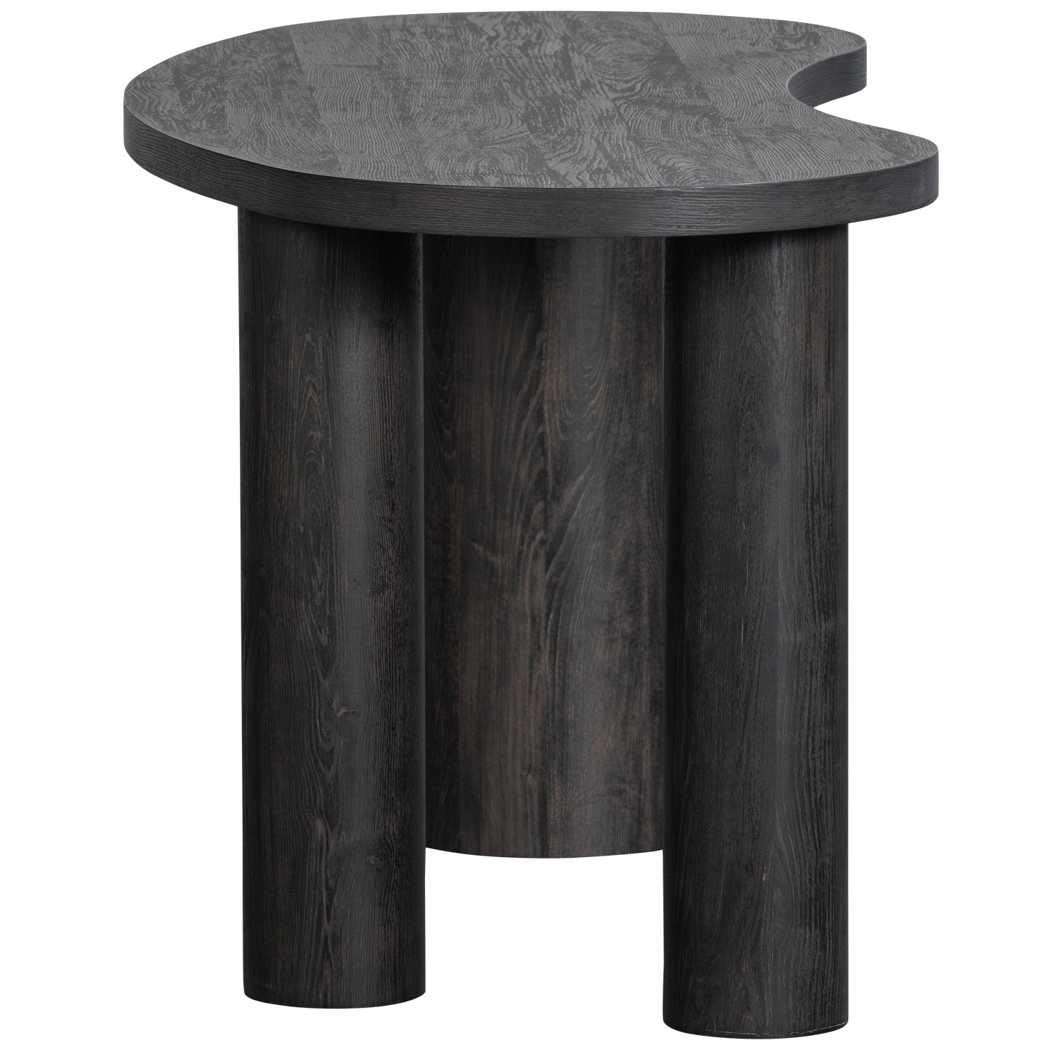 Woood | Sidetable & bureau Maan organisch donkerbruin