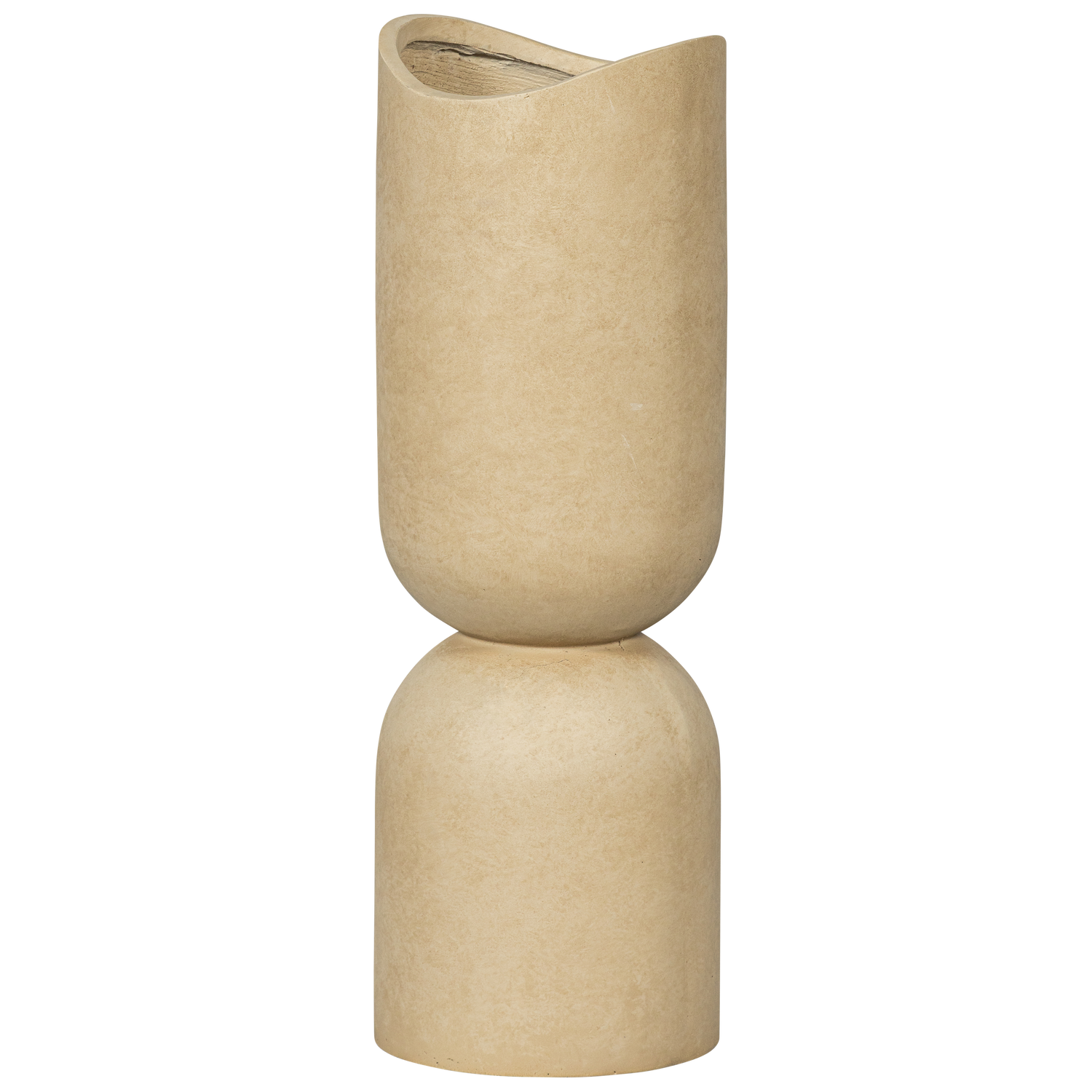Woood | Pot Mosi fiber clay beige
