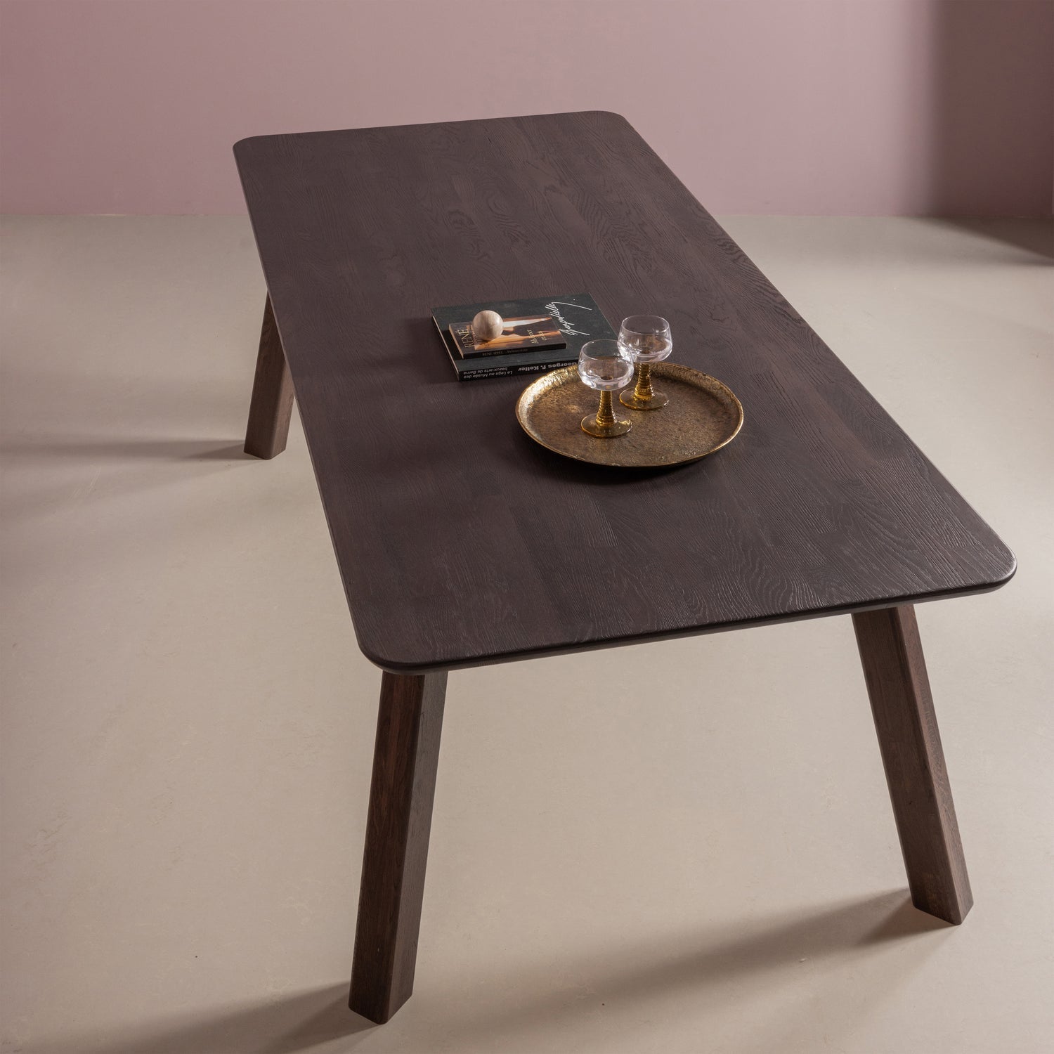 Woood | 4-Standen poot Haarlem eiken mystic brown set van 2
