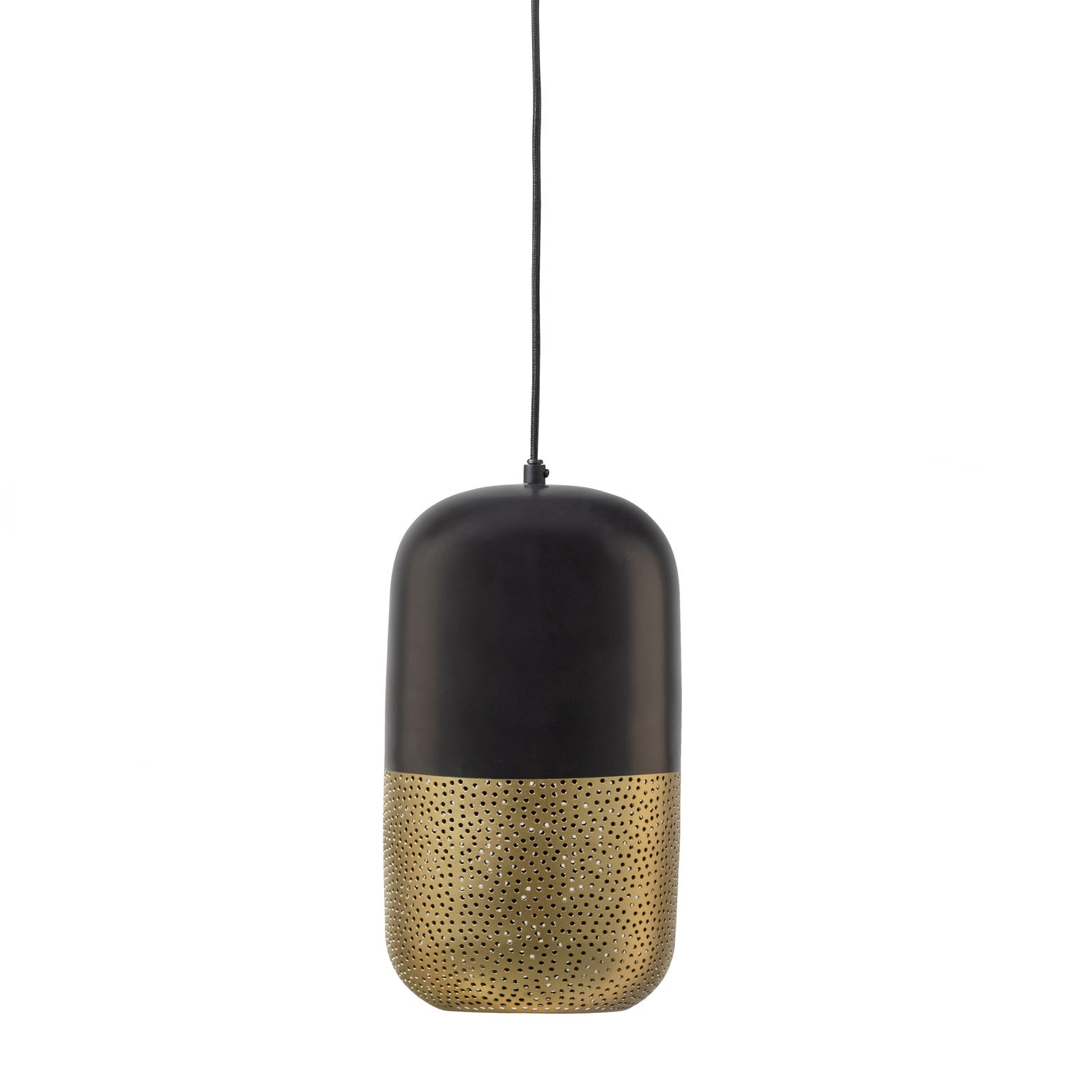 Wooood | Hanglamp Tirsa metaal zwart/messing