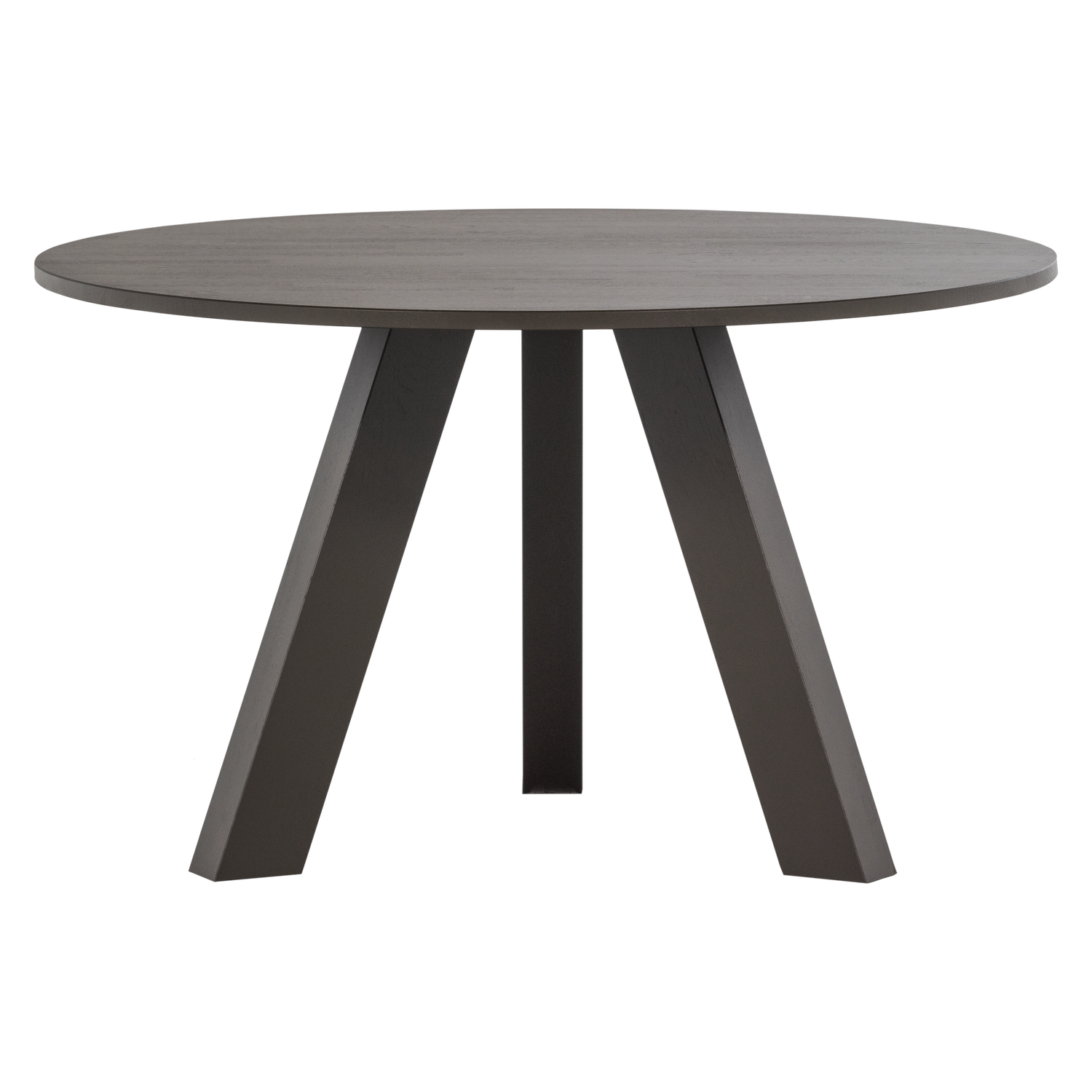 Woood | Ronde eettafel Rhonda 130cm middenbruin
