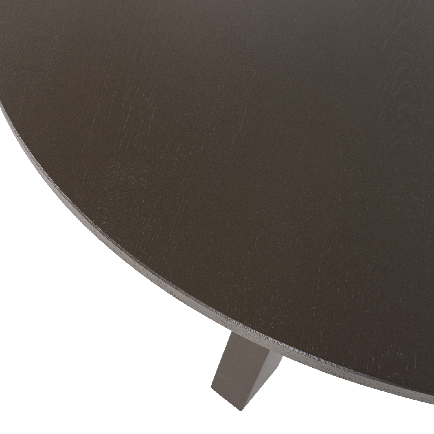 Woood | Ronde eettafel Rhonda 130cm middenbruin