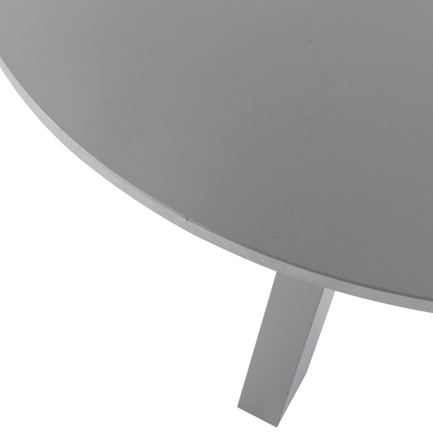 Woood | Ronde eettafel Rhonda 130cm warmgrijs