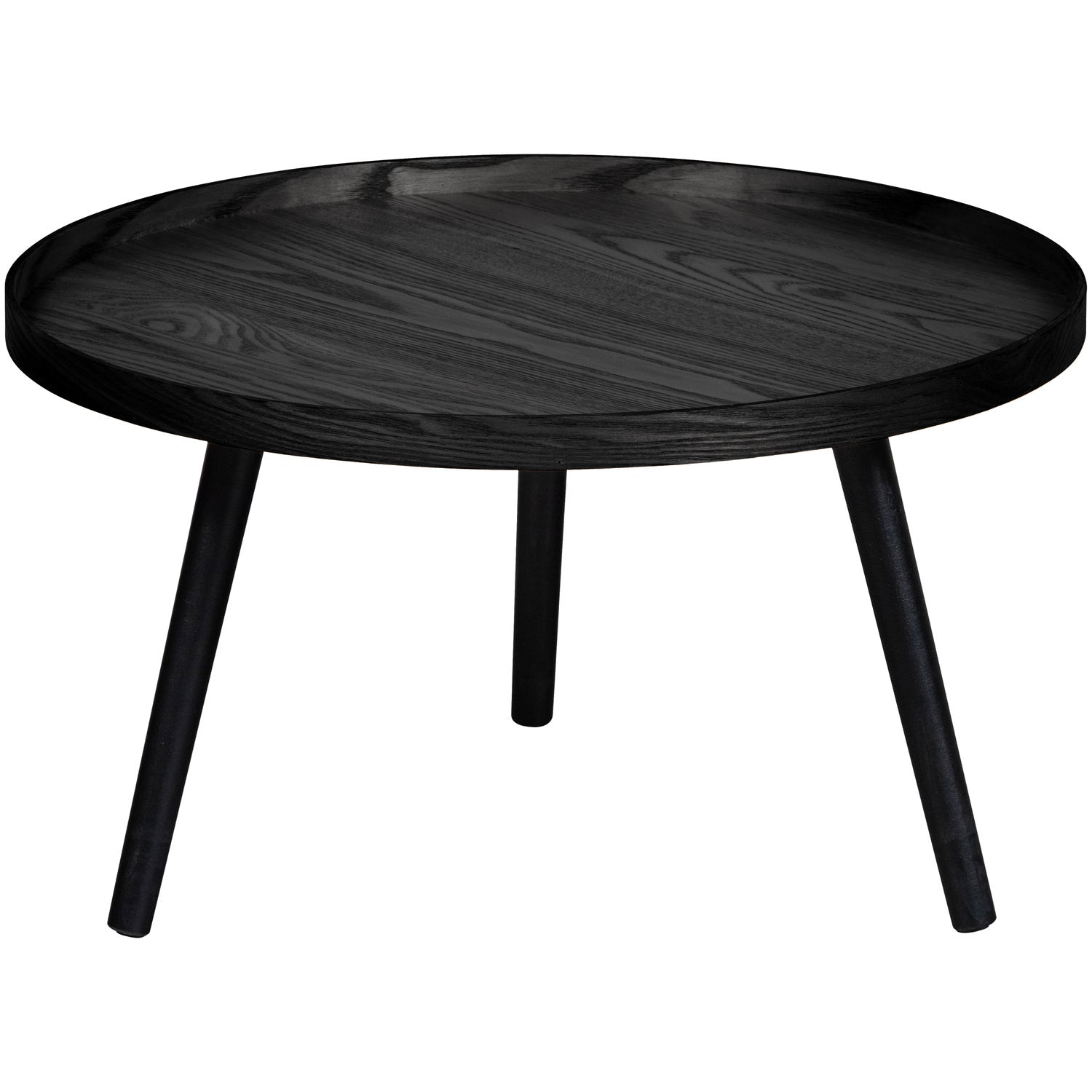 Woood | Bijzettafel Mesa L zwart