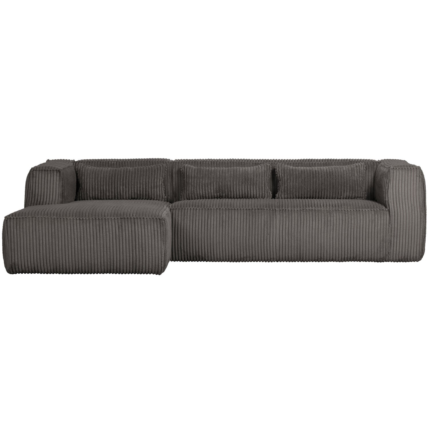 Woood | Hoekbank Bean links ribstof terrazzo