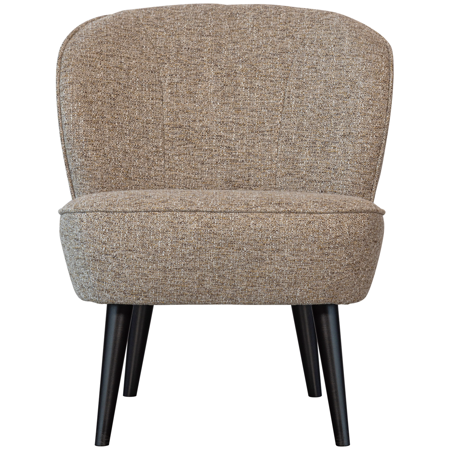 Woood | Fauteuil Sara geweven stof naturel melange