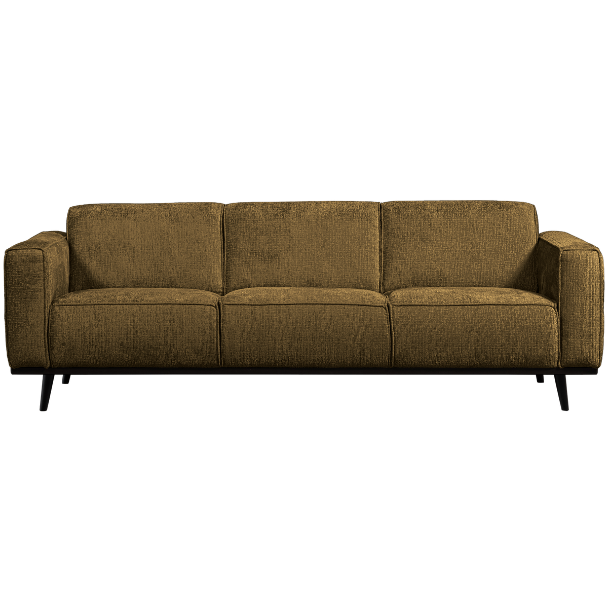 Woood | 3-zits bank Statement 230cm structure velvet brass