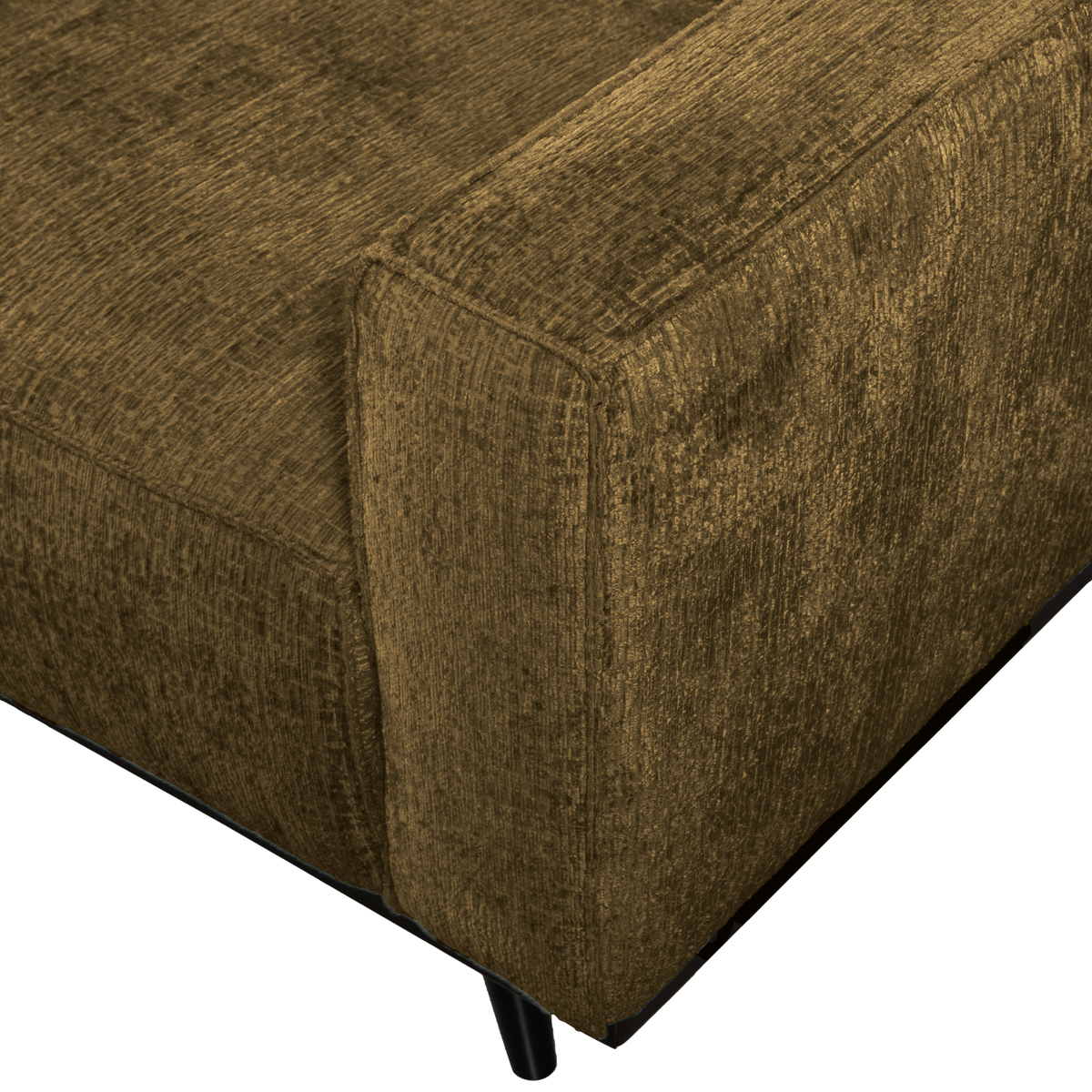 Woood | 3-zits bank Statement 230cm structure velvet brass
