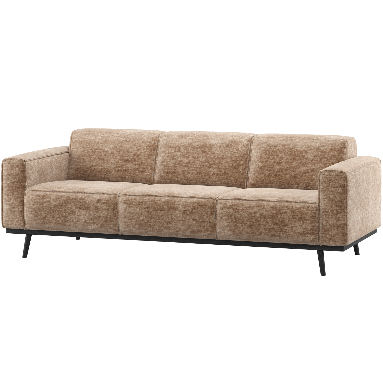 Woood | 3-zits bank Statement 230cm chenille velvet taupe