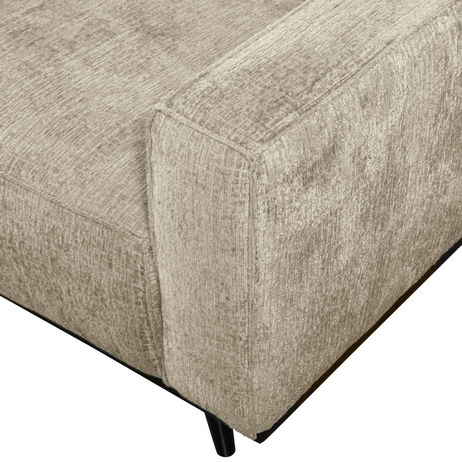 Woood | 3-zits bank Statement 230cm structure velvet wheatfield