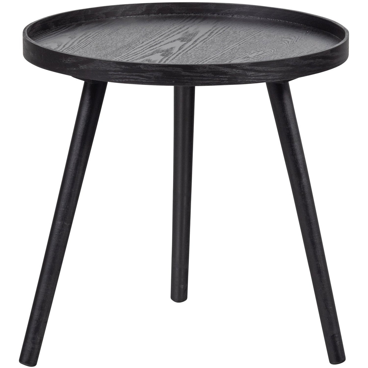 Woood | Bijzettafel Mesa M zwart