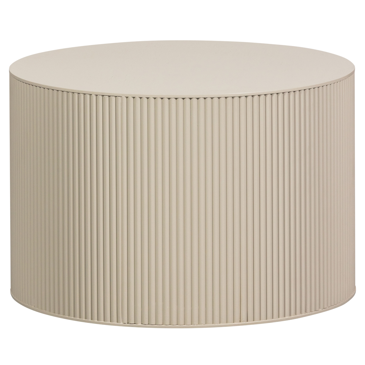 Woood | Bijzettafel Sanne rond antiek beige