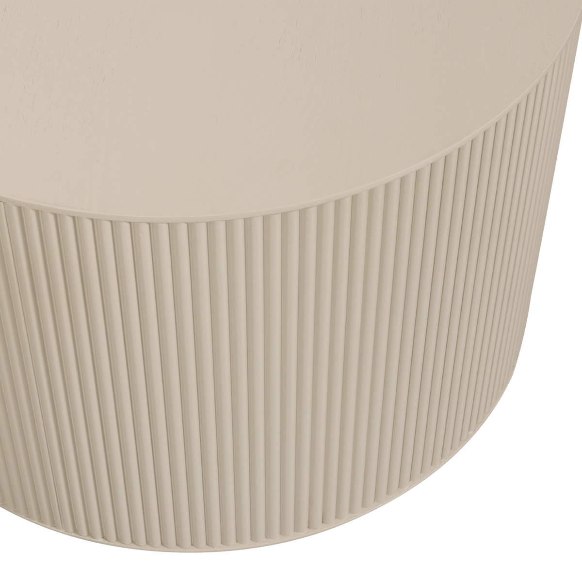 Woood | Bijzettafel Sanne rond antiek beige