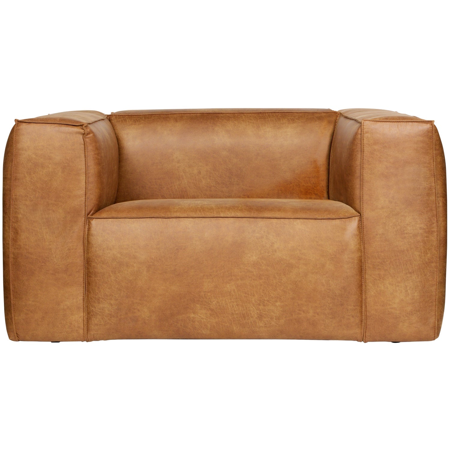 Woood | Fauteuil Bean ecoleer cognac