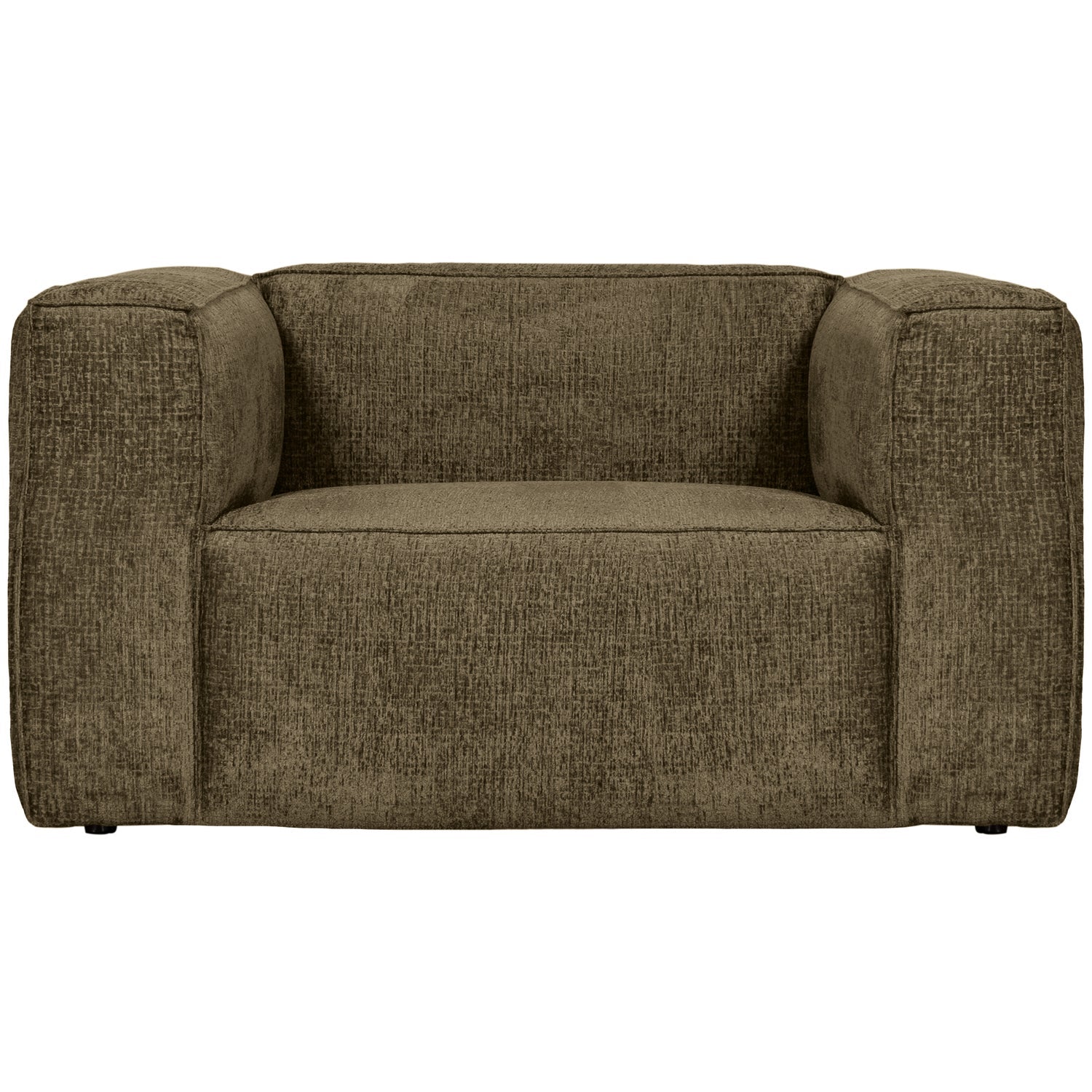 Woood | Fauteuil Bean structure velvet moss