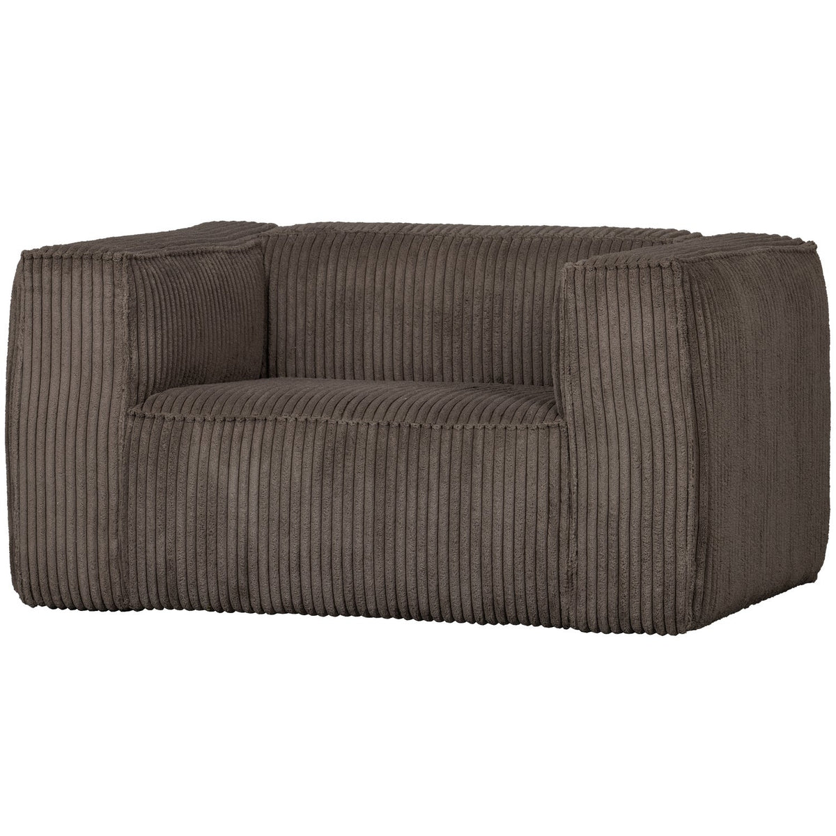 Woood | Fauteuil Bean ribstof mud