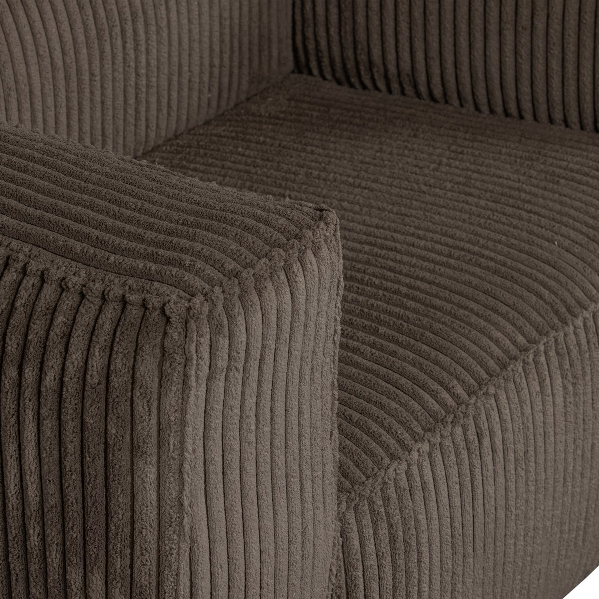 Woood | Fauteuil Bean ribstof mud