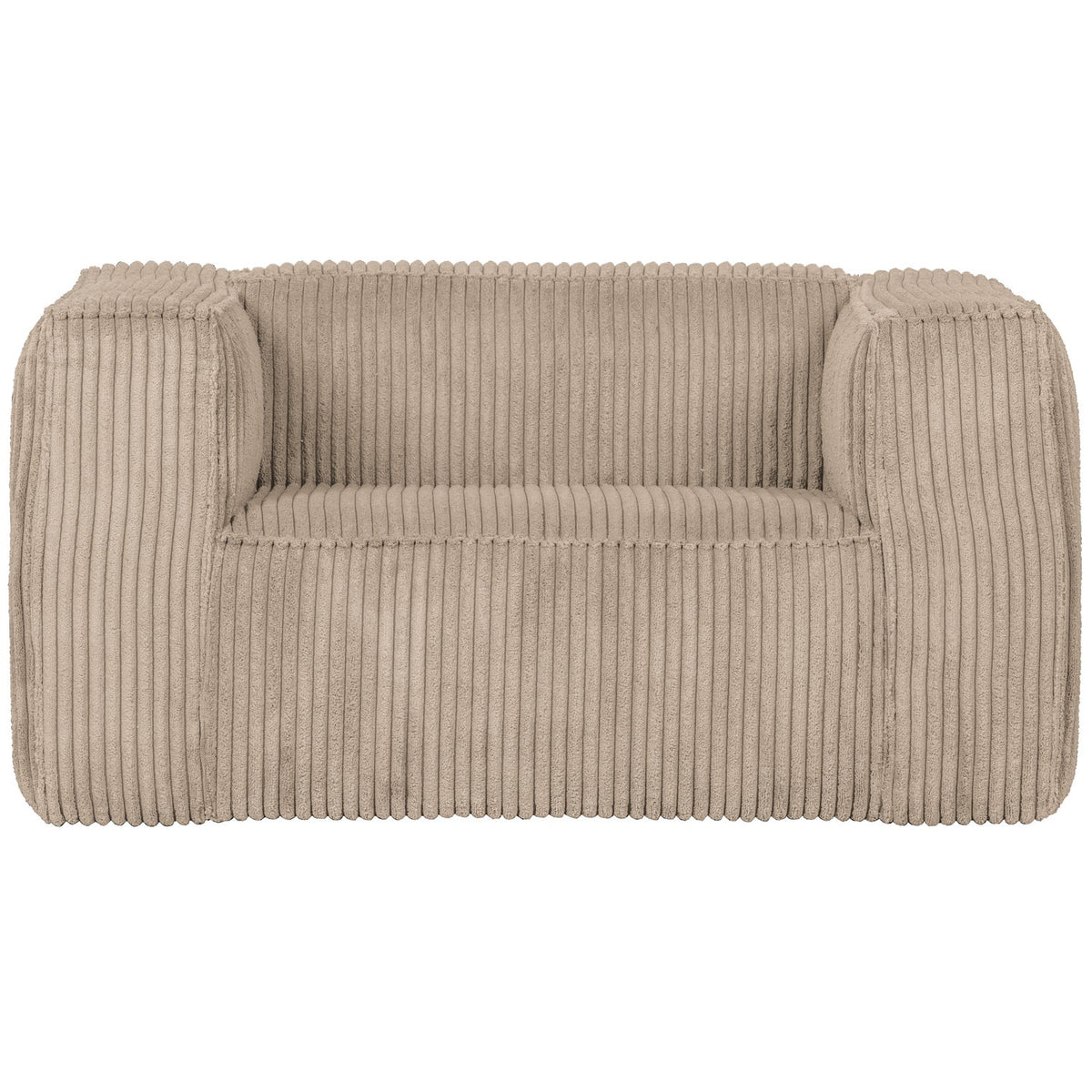 Woood | Fauteuil Bean ribstof travertin
