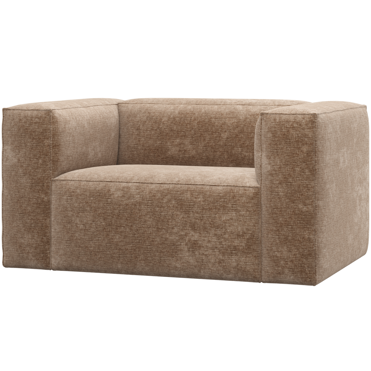 Woood | Fauteuil Bean chenille velvet taupe