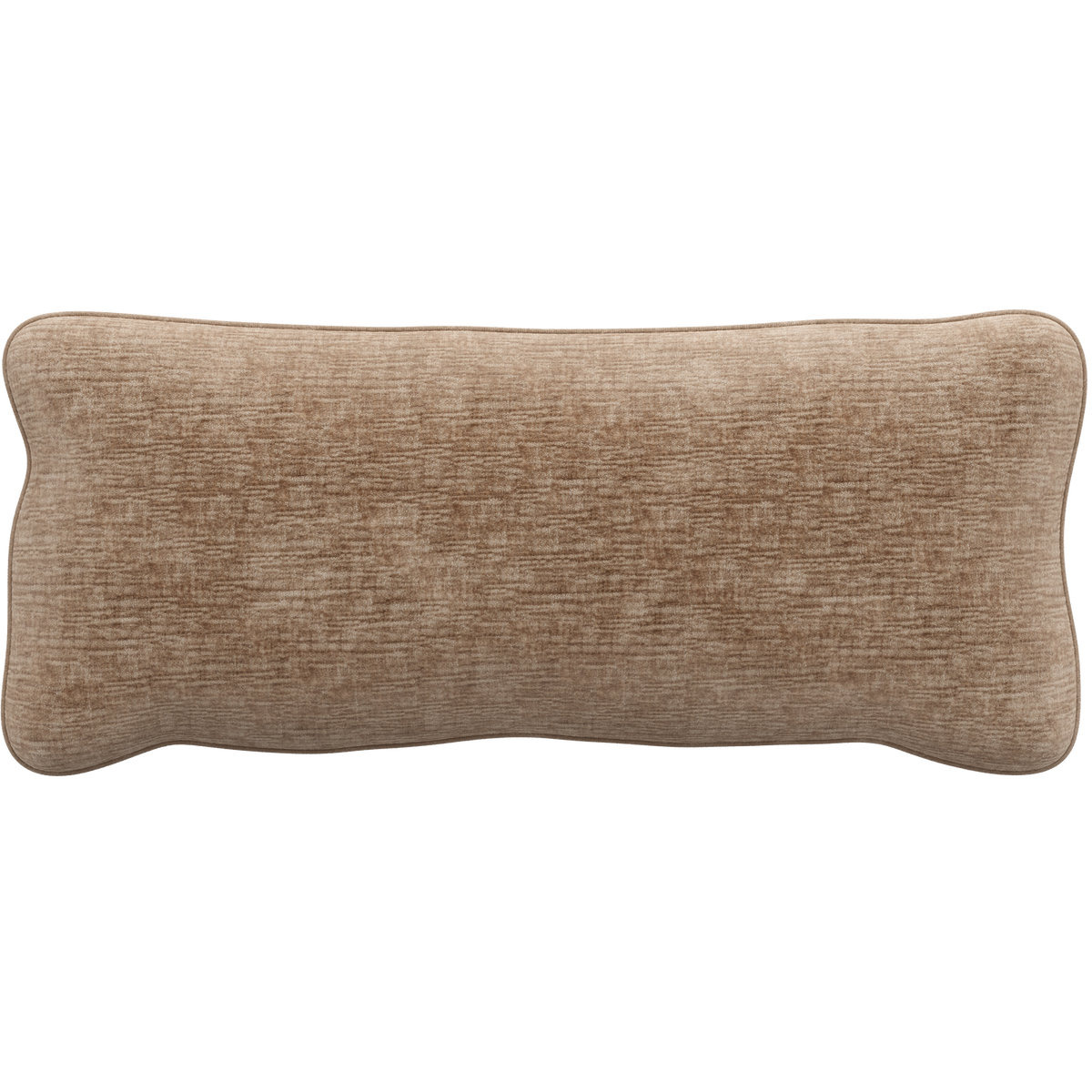 Woood | Kussen Bean chenille velvet perzikroze