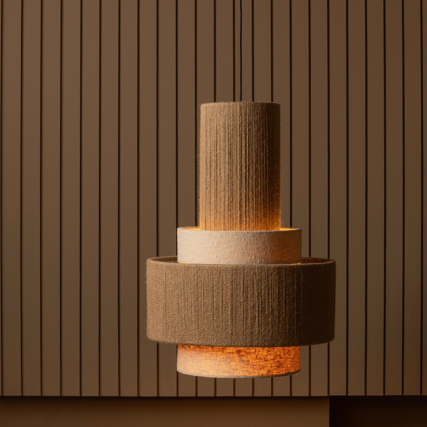 Woood | Hanglamp Pelle touw naturel